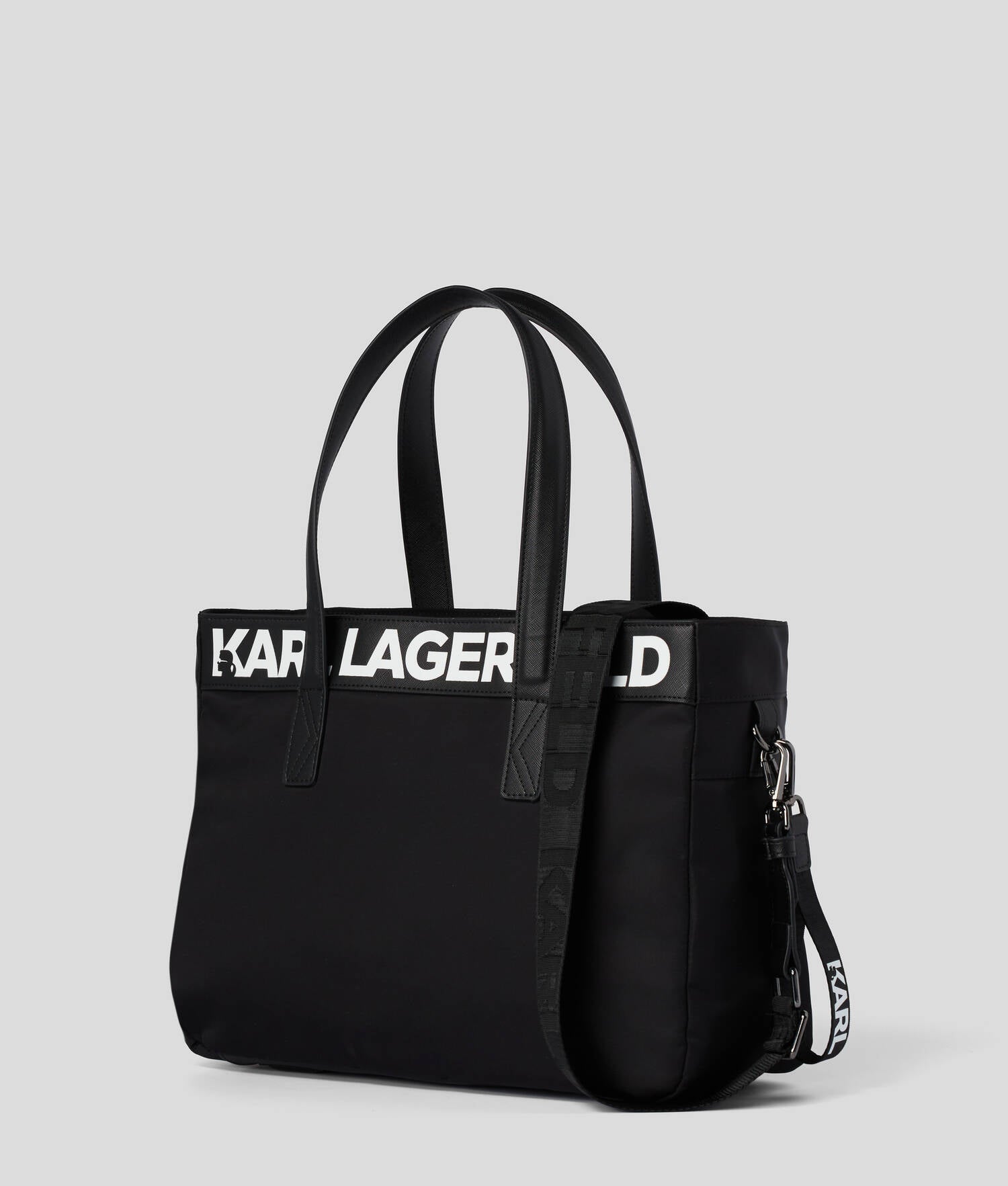 Karl Lagerfeld Black Logo Changing Bag