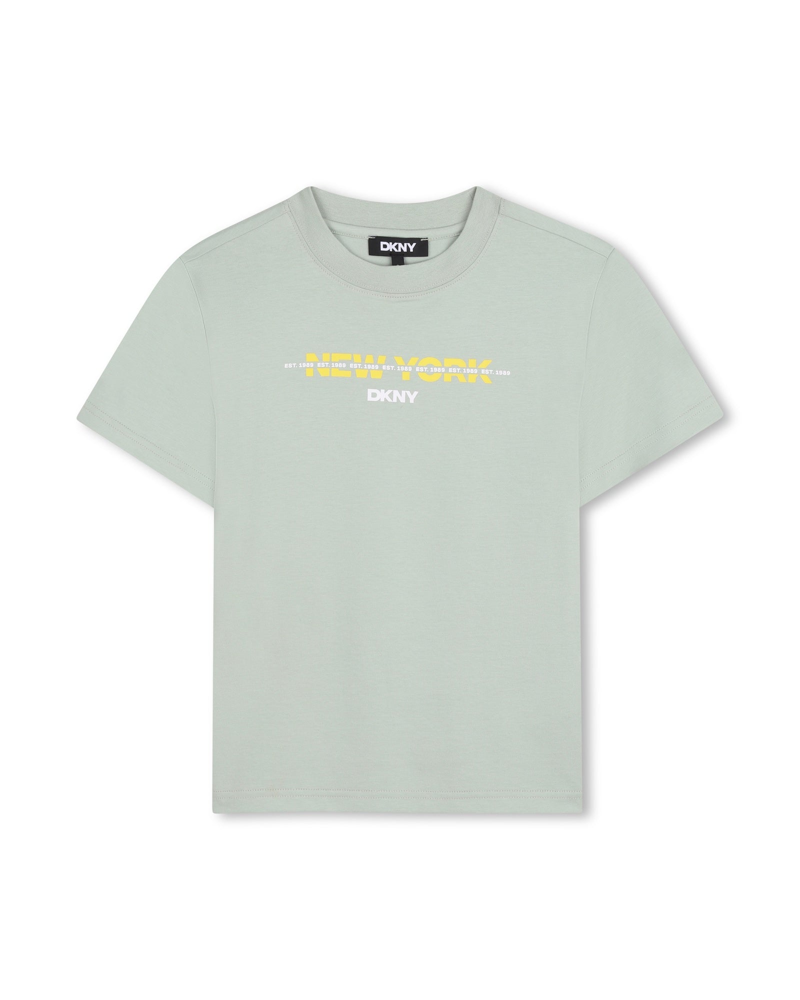 DKNY Olive Short Sleeve T-Shirt in Jersey