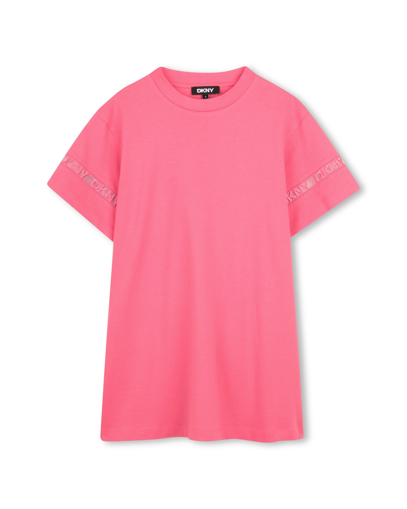 dkny t shirt dress DKNY Pink T-Shirt Dress in Jersey