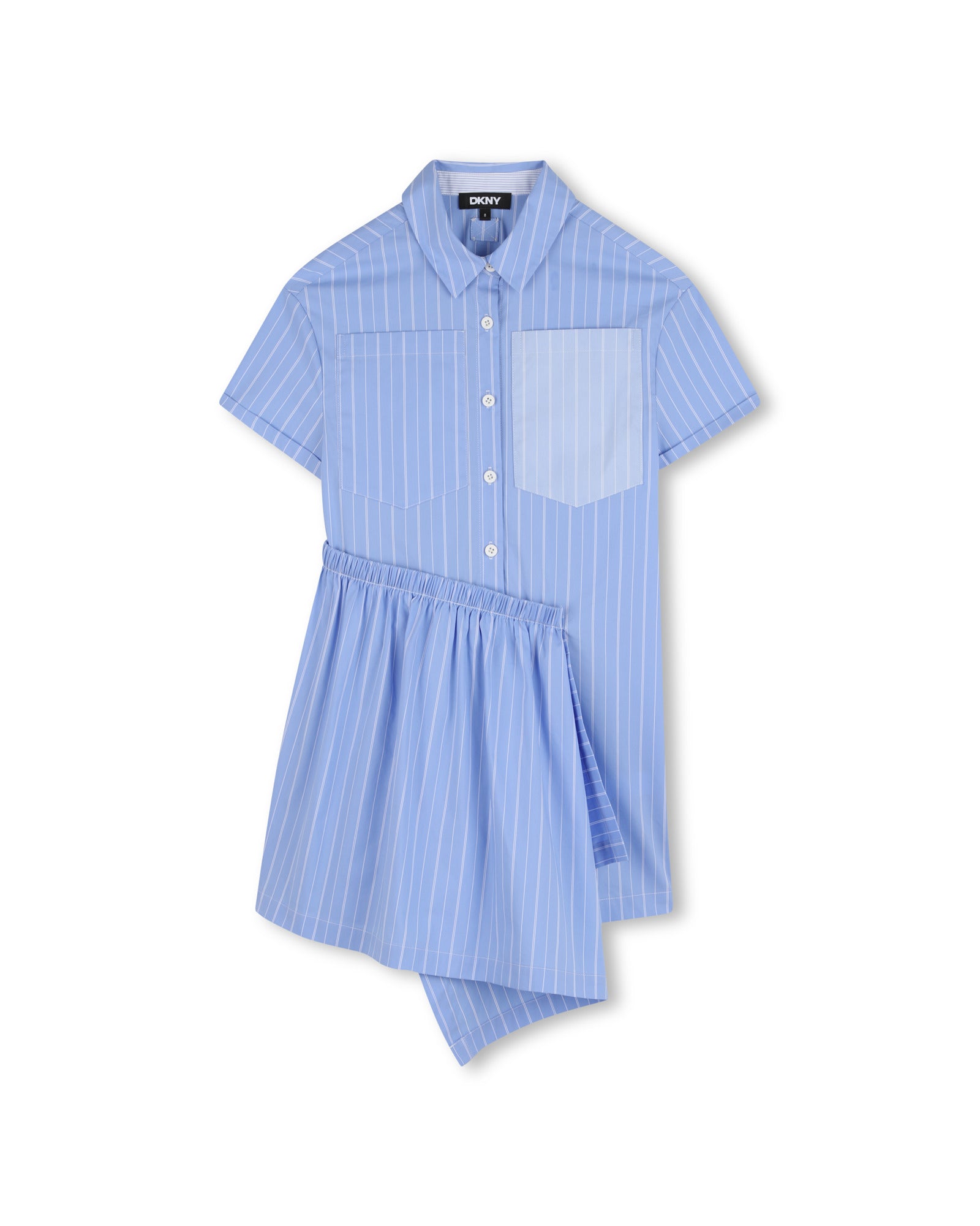 DKNY Short Sleeve Dress In Poplin Once Child and Teen DKNY Short Sleeve Dress In Poplin Once Child and Teen