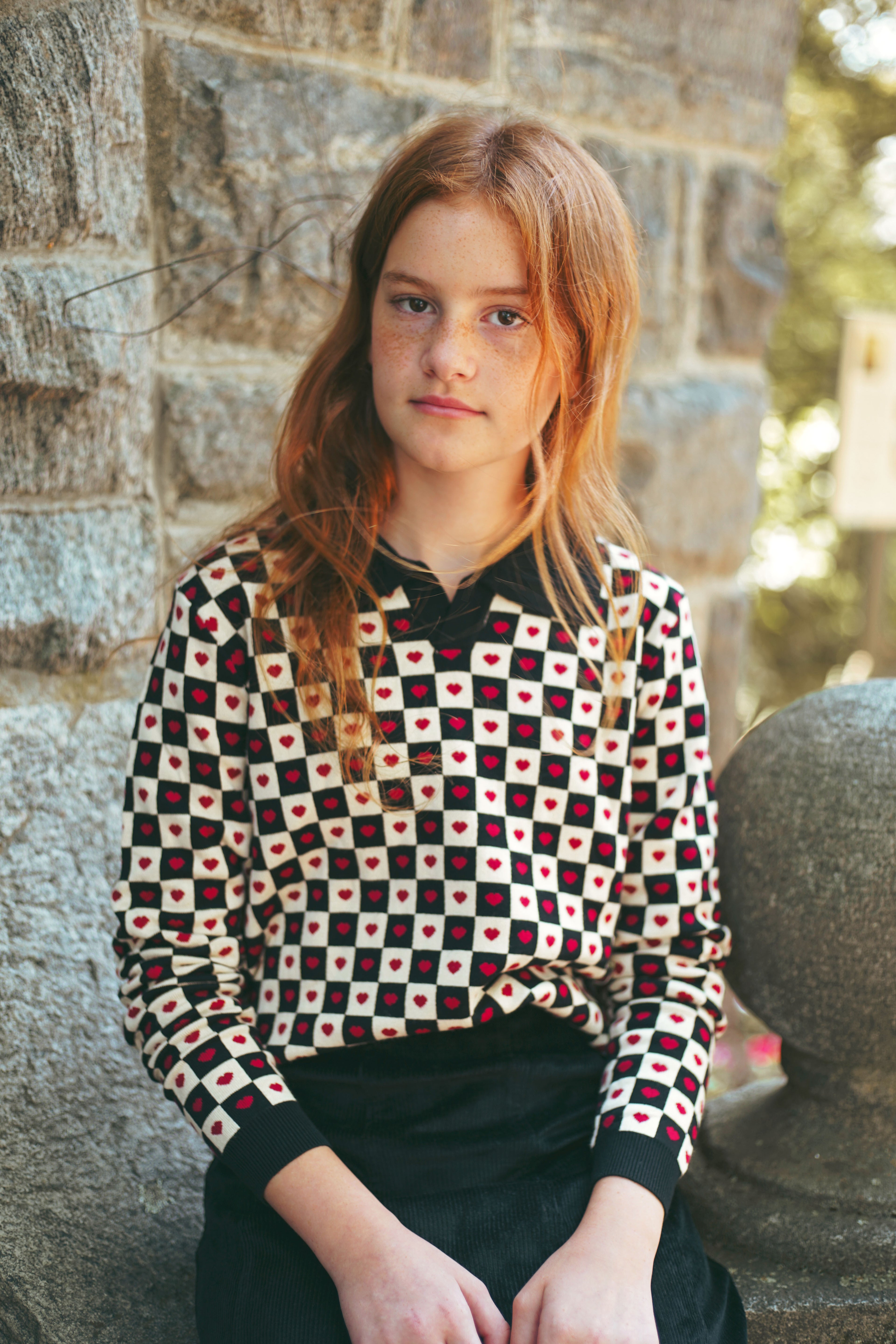Urban Edge Checkered Heart Polo