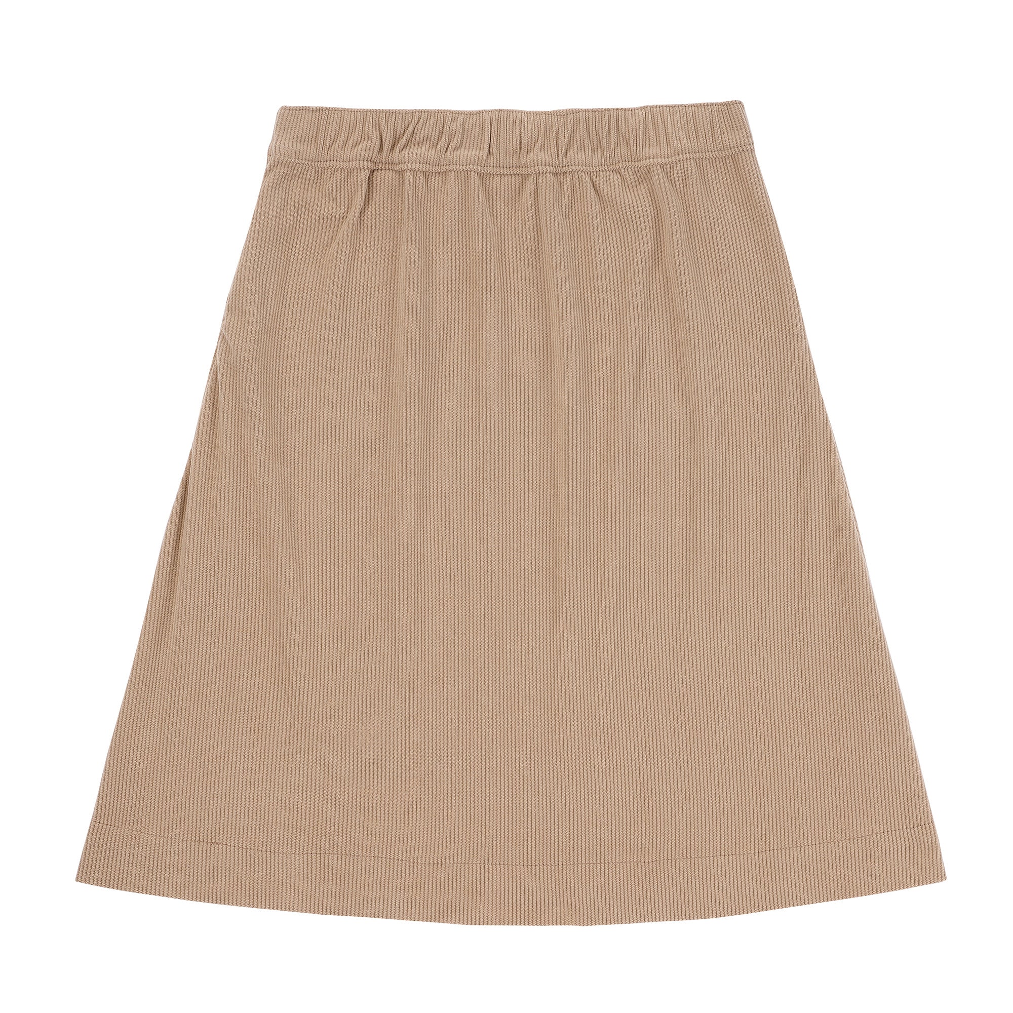 Duet Cognac Side Pocket Short Skirt