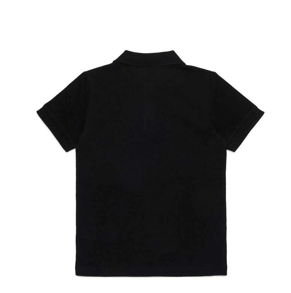 Diesel Black Polo With Small Logo Details