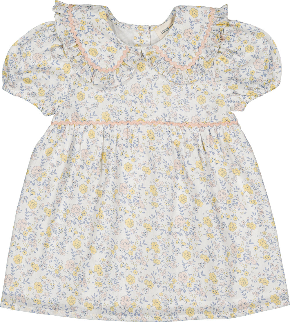 Louis Louise Romantic Flower Henrietta Dress