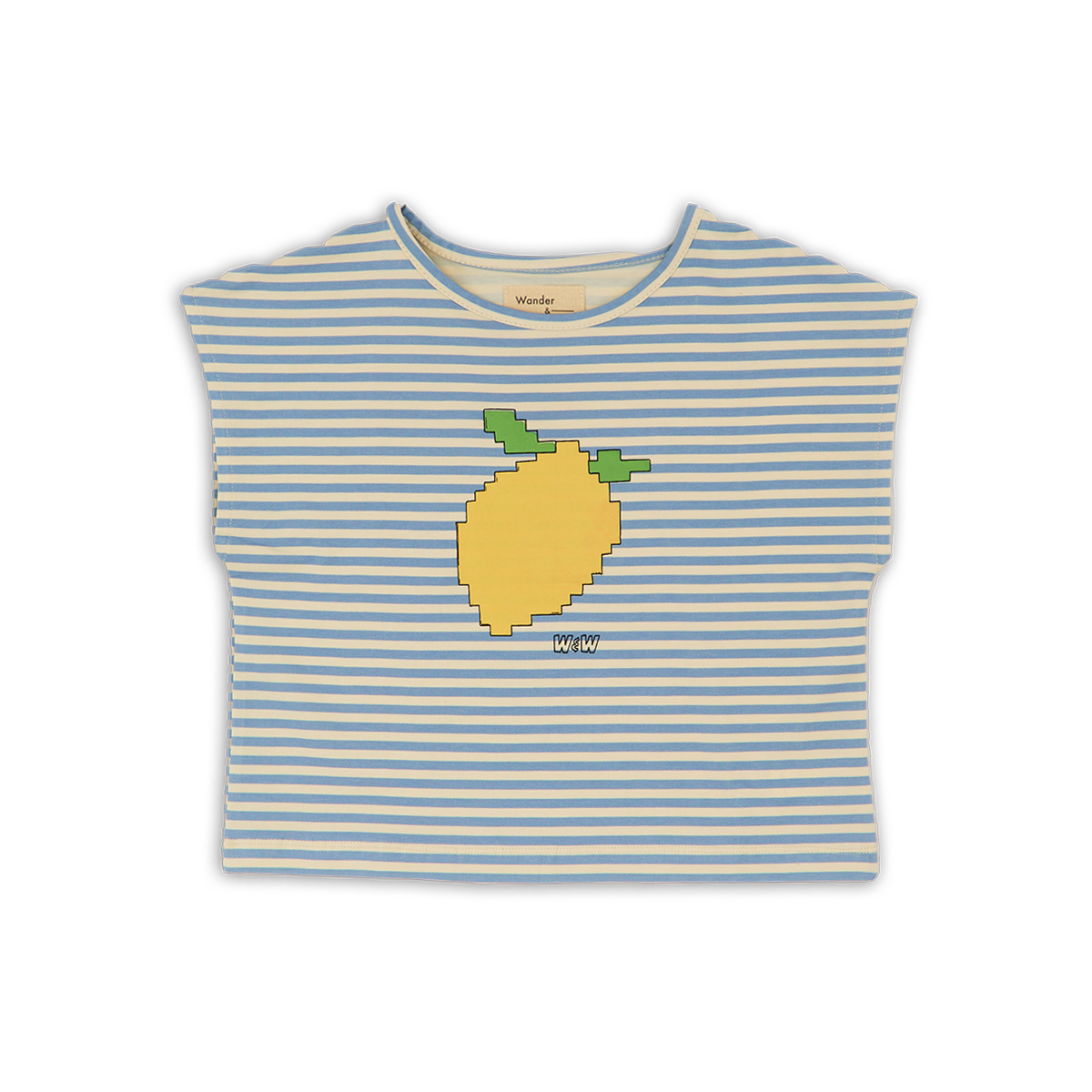 Wander & Wonder Mist Striped Square Crop Top