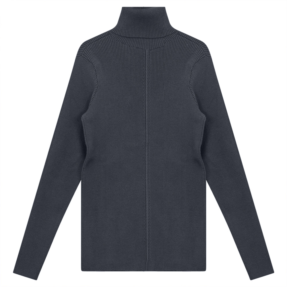 Gem Navy Turtleneck