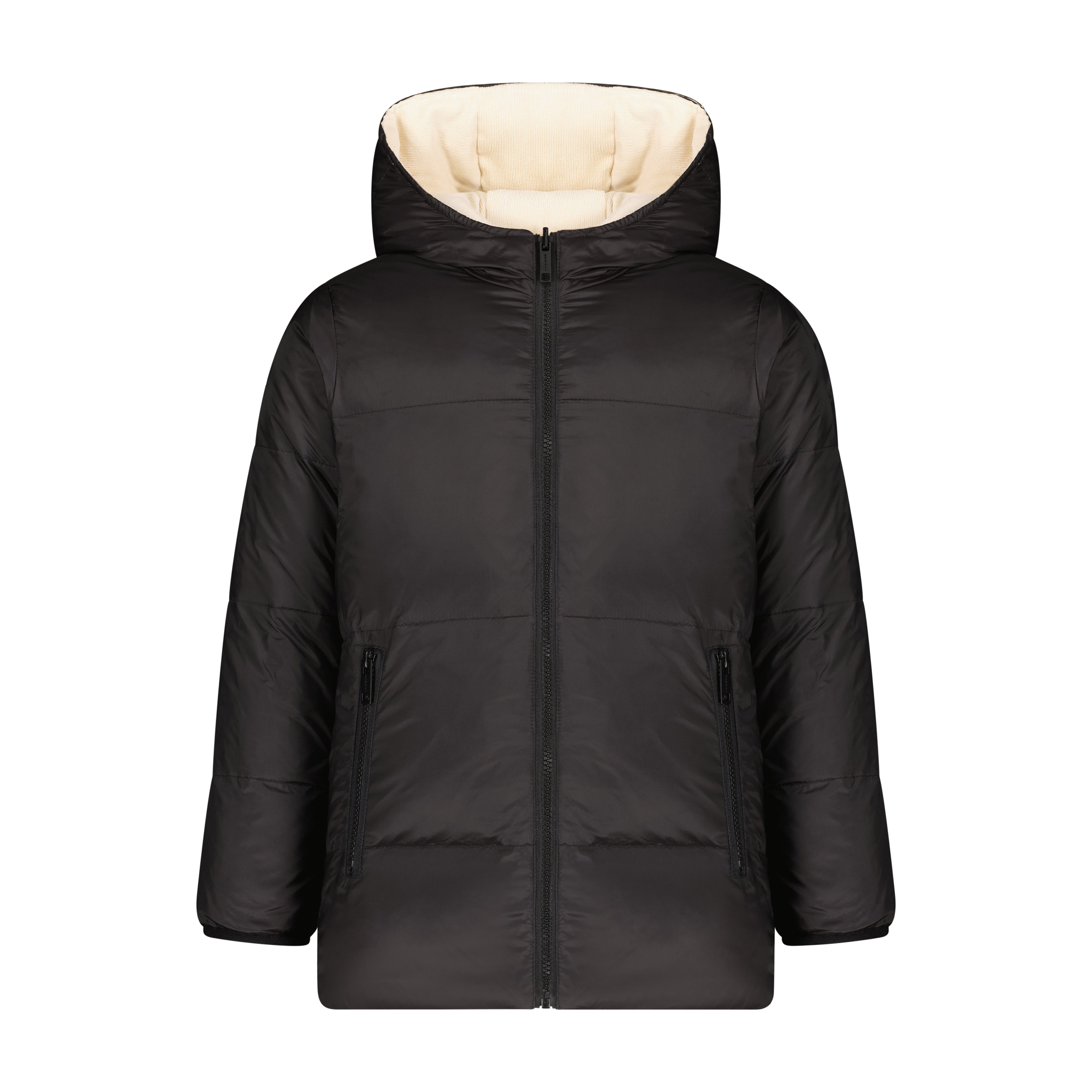 Denali Black and Cream Reversible Coat