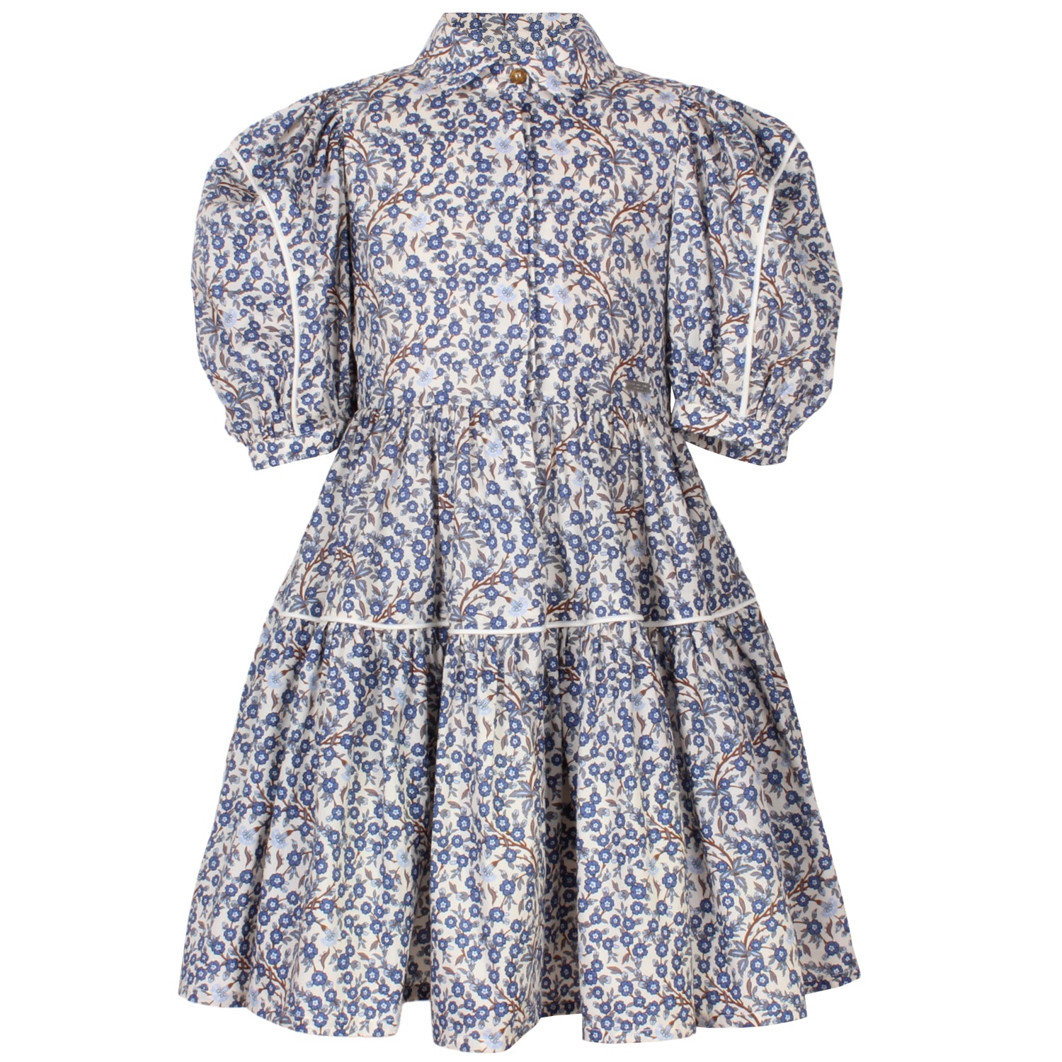 princess polly baby blue dress Blue Ditsy Floral Strappy Midaxi Dress
