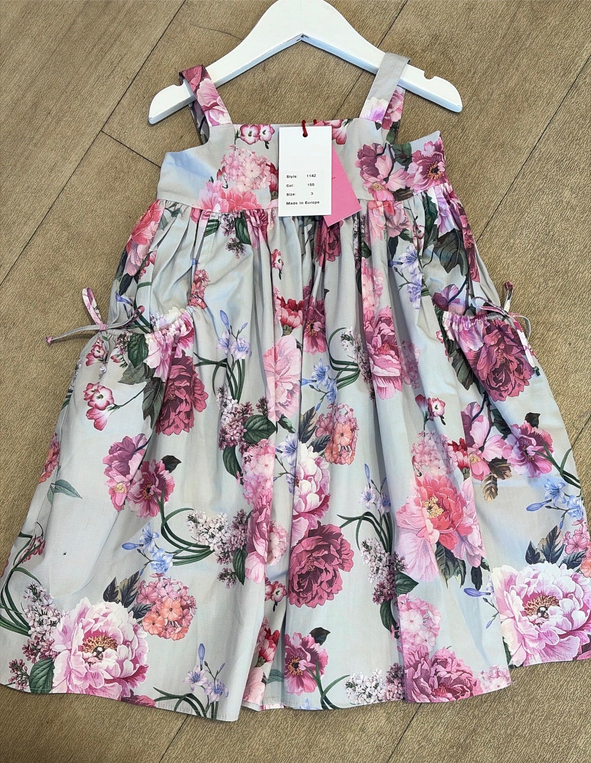 Christina Rohde Grey Floral Jumper
