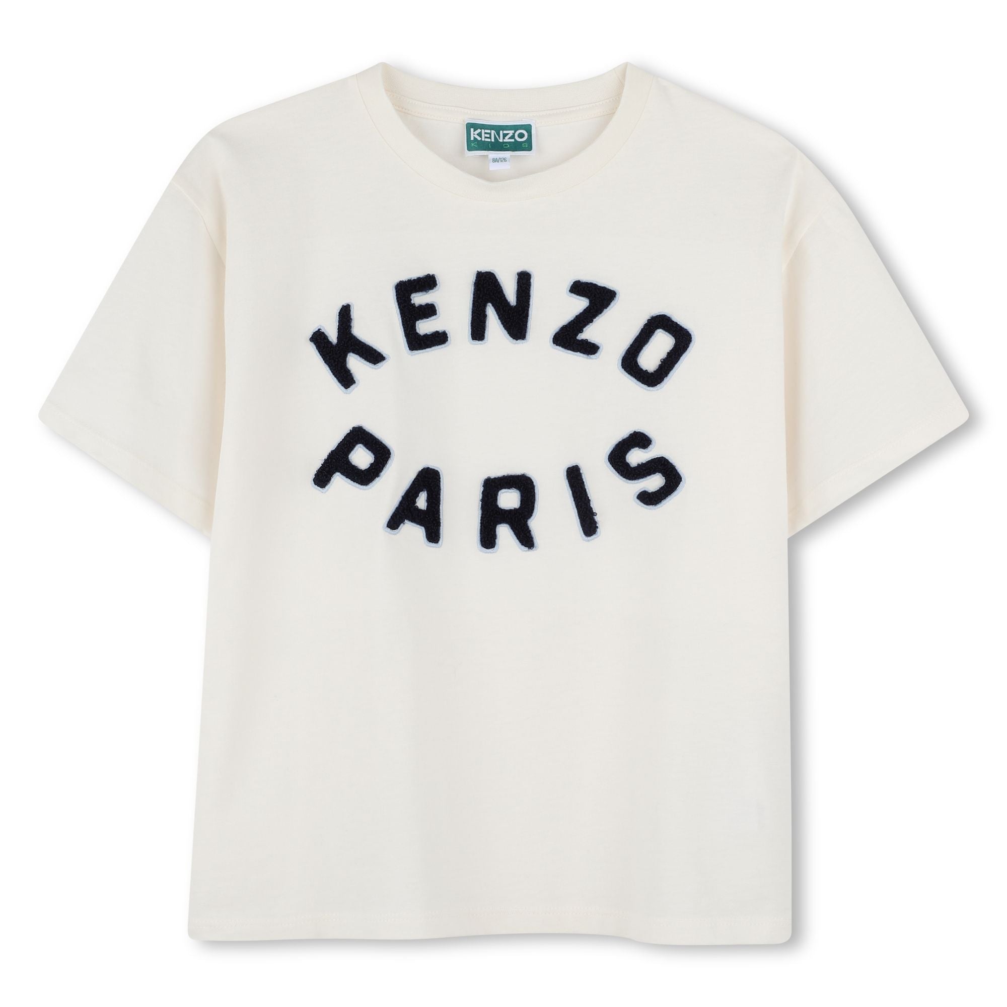 Kenzo Tee with Embroidered Logo on Front