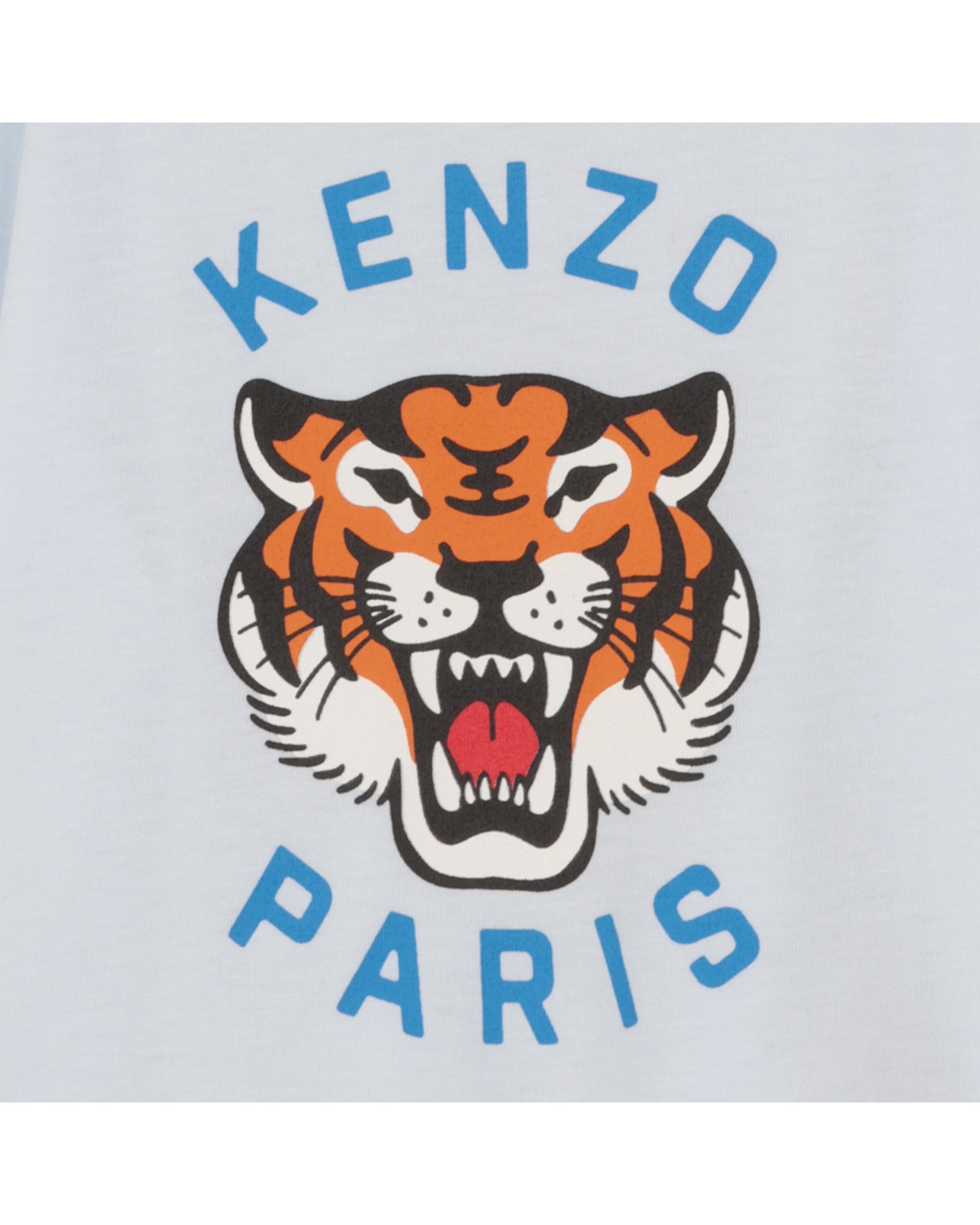 Kenzo Pale Blue T-Shirt in Jersey - Blue
