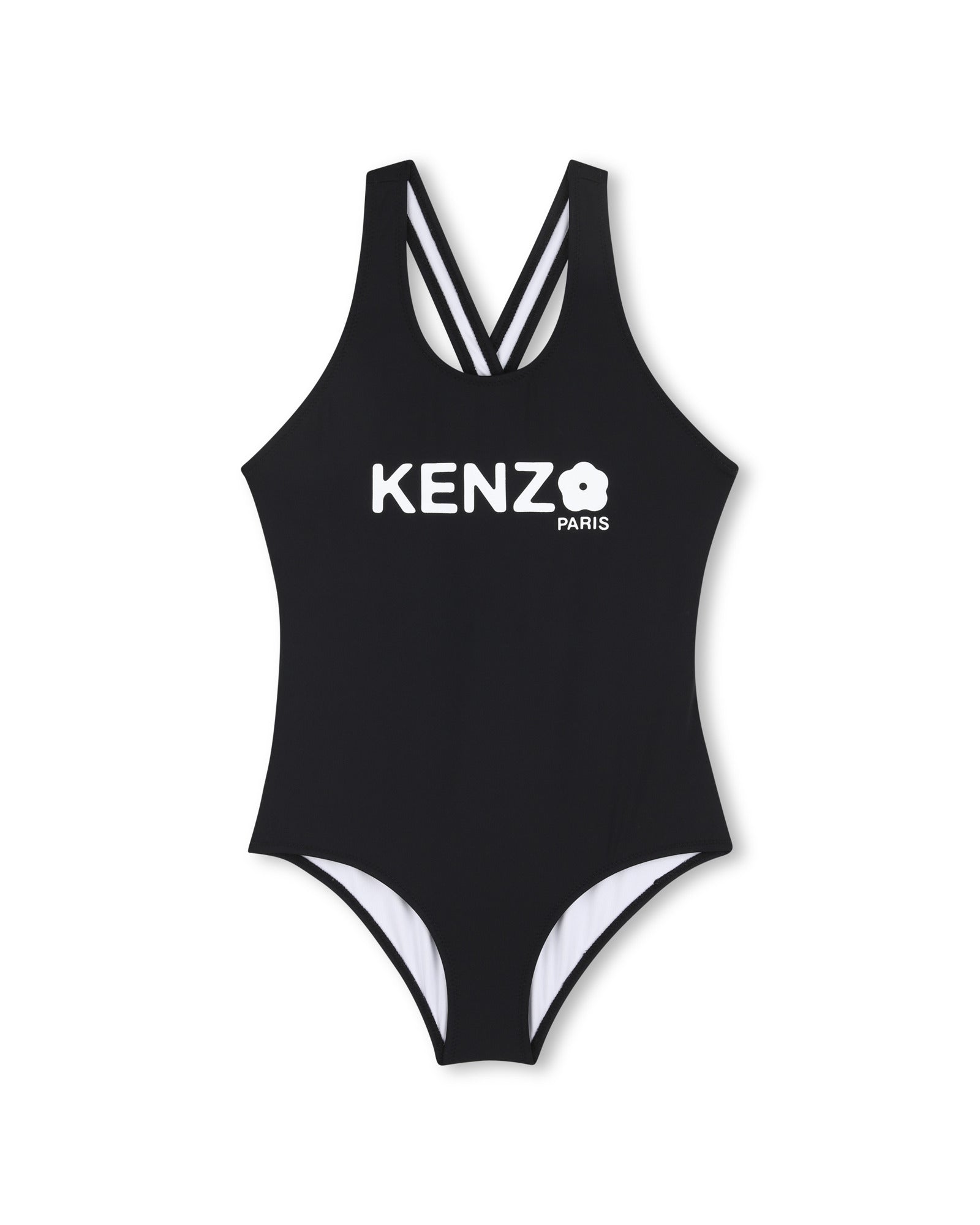 Kenzo Black One-Piece Swim Suit