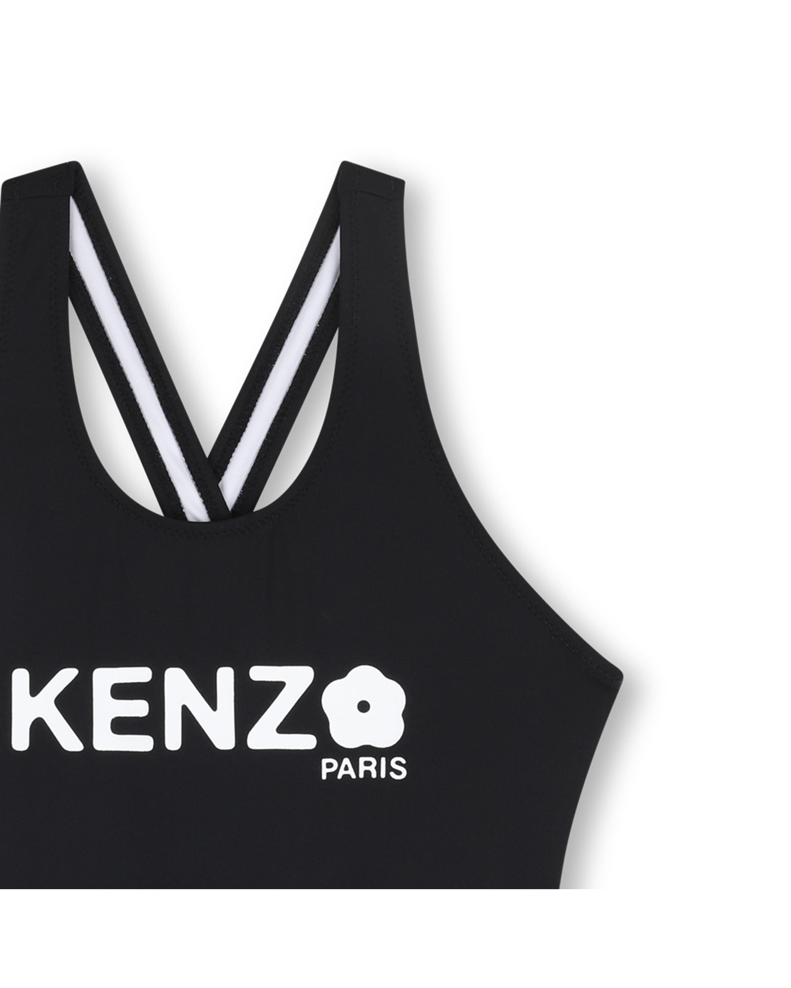 Kenzo Black One-Piece Swim Suit