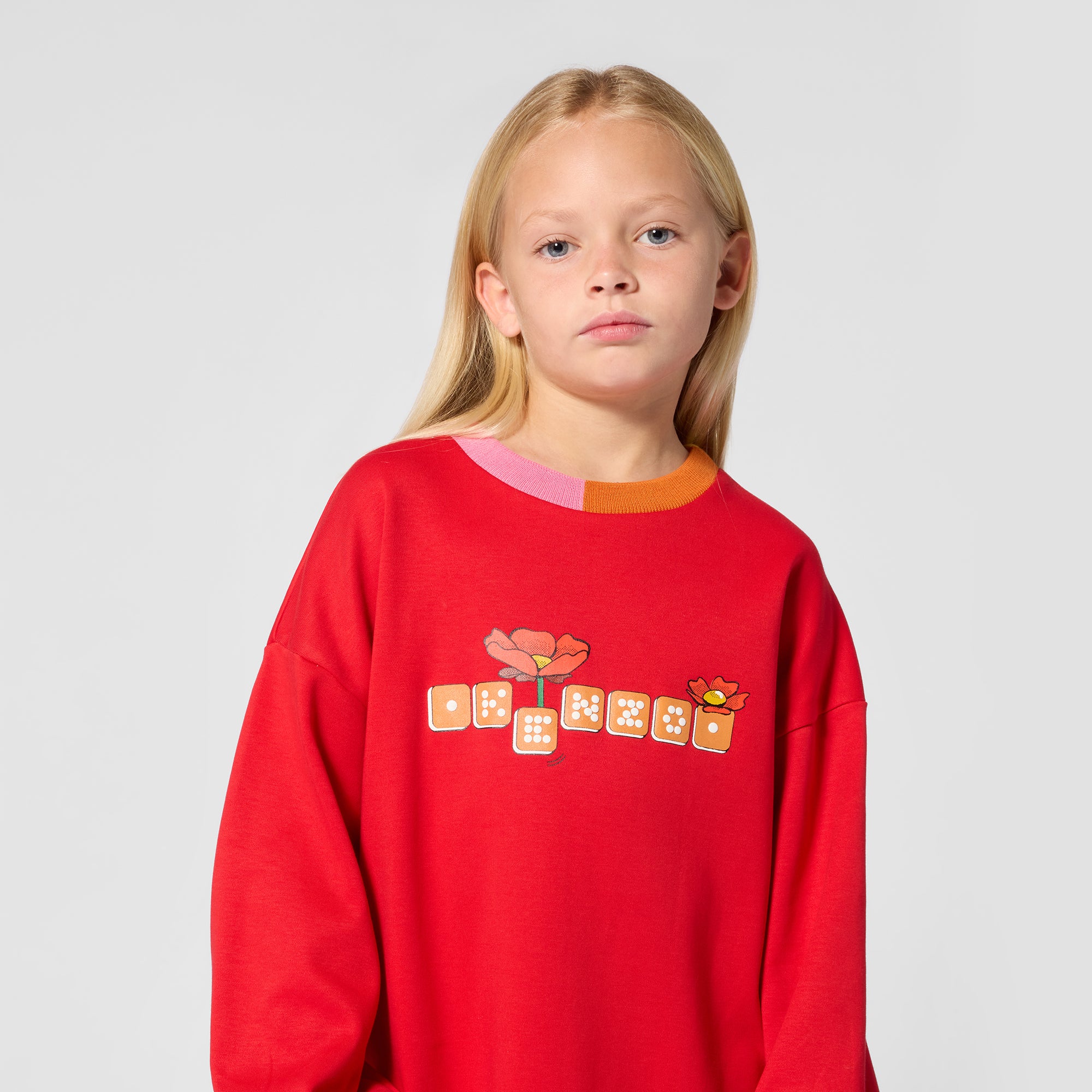 Kenzo Girls Bright Red Dress