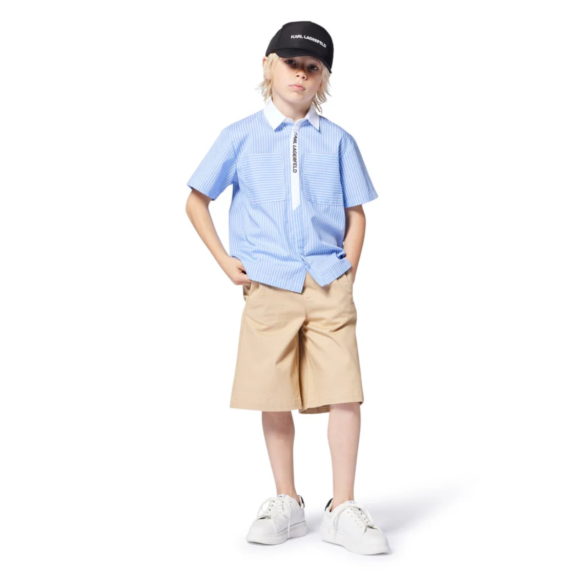 Karl Lagerfeld Short Sleeve Button Down Shirt
