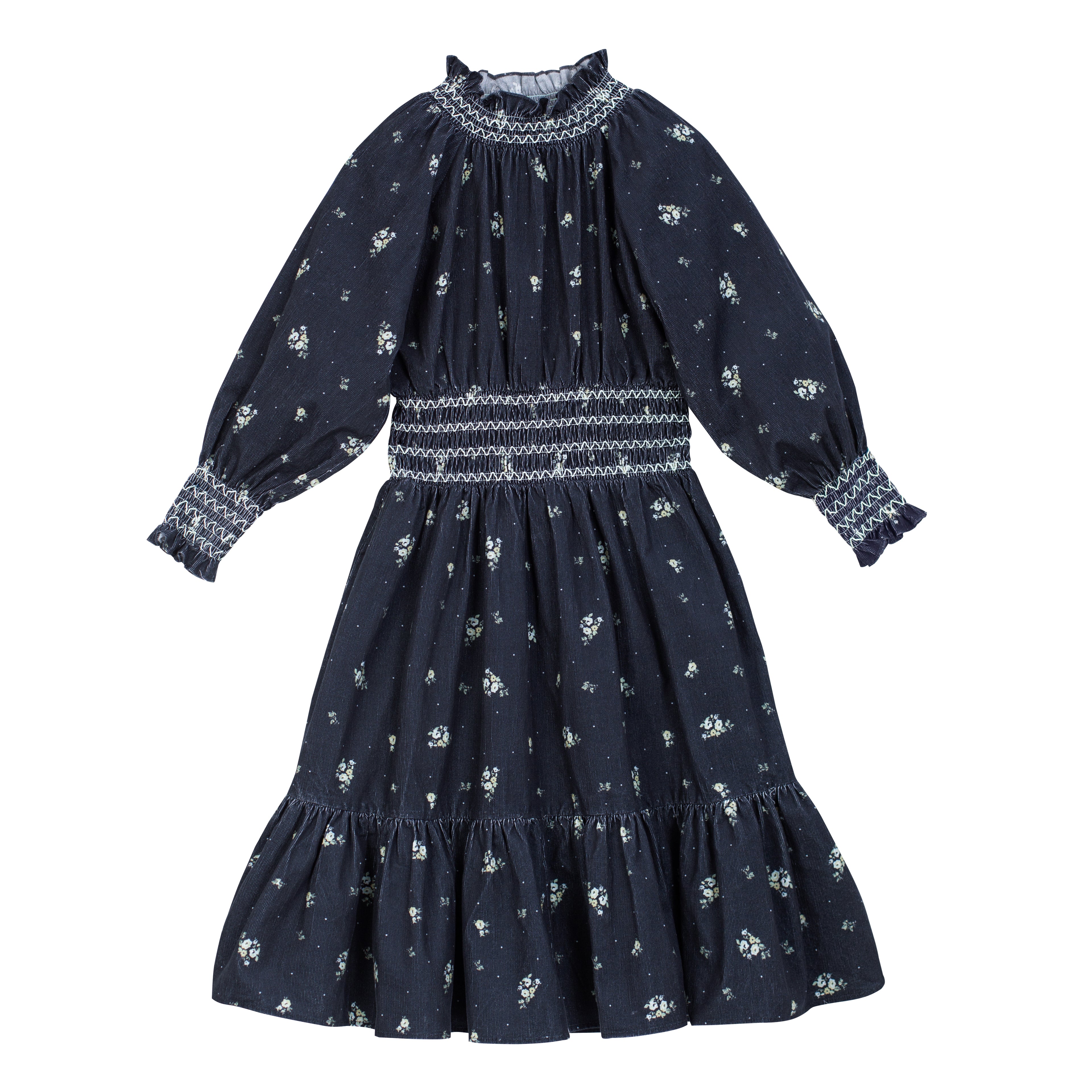 Cera Una Volta Black Flower Kara Dress