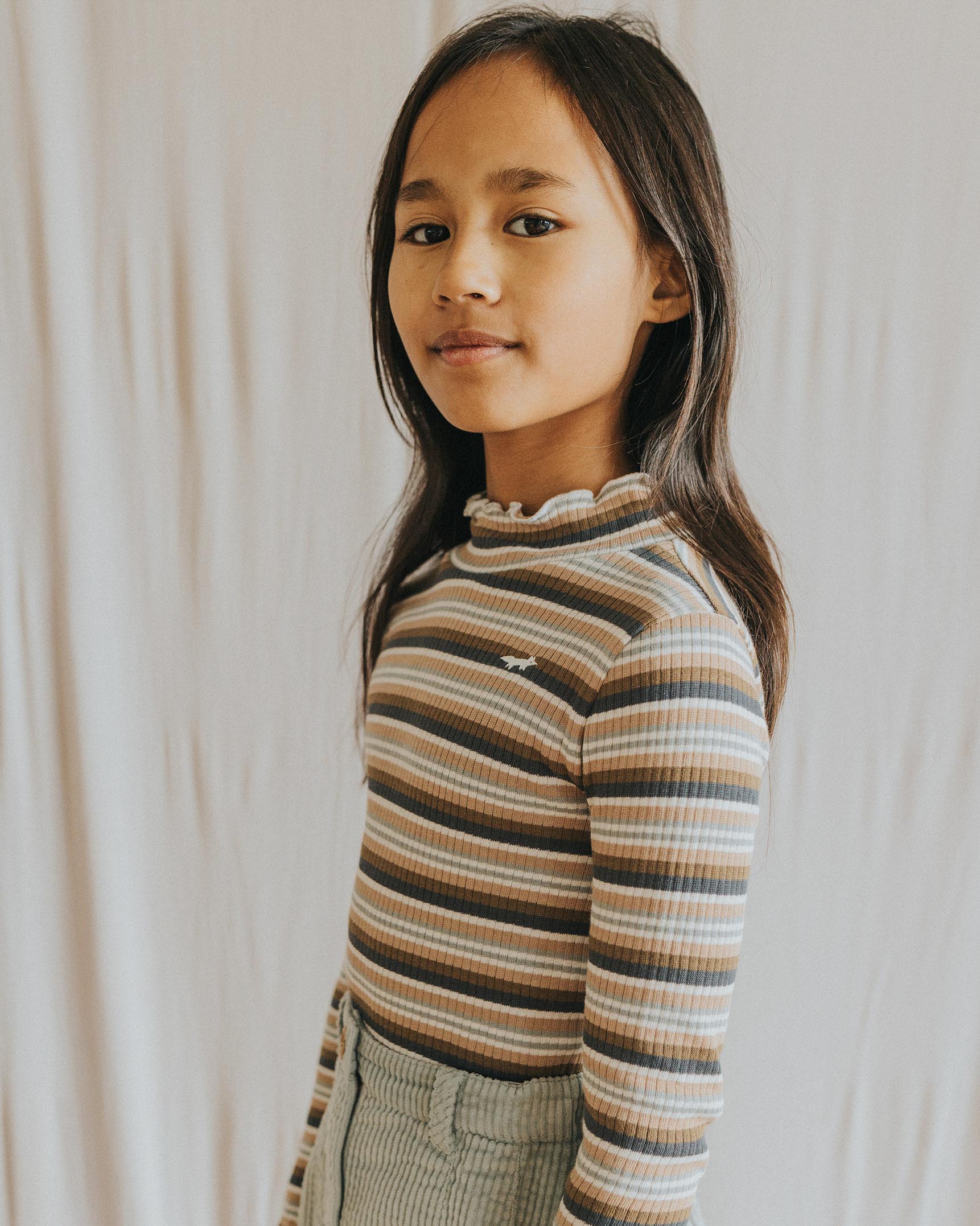 Buho Striped Turtleneck
