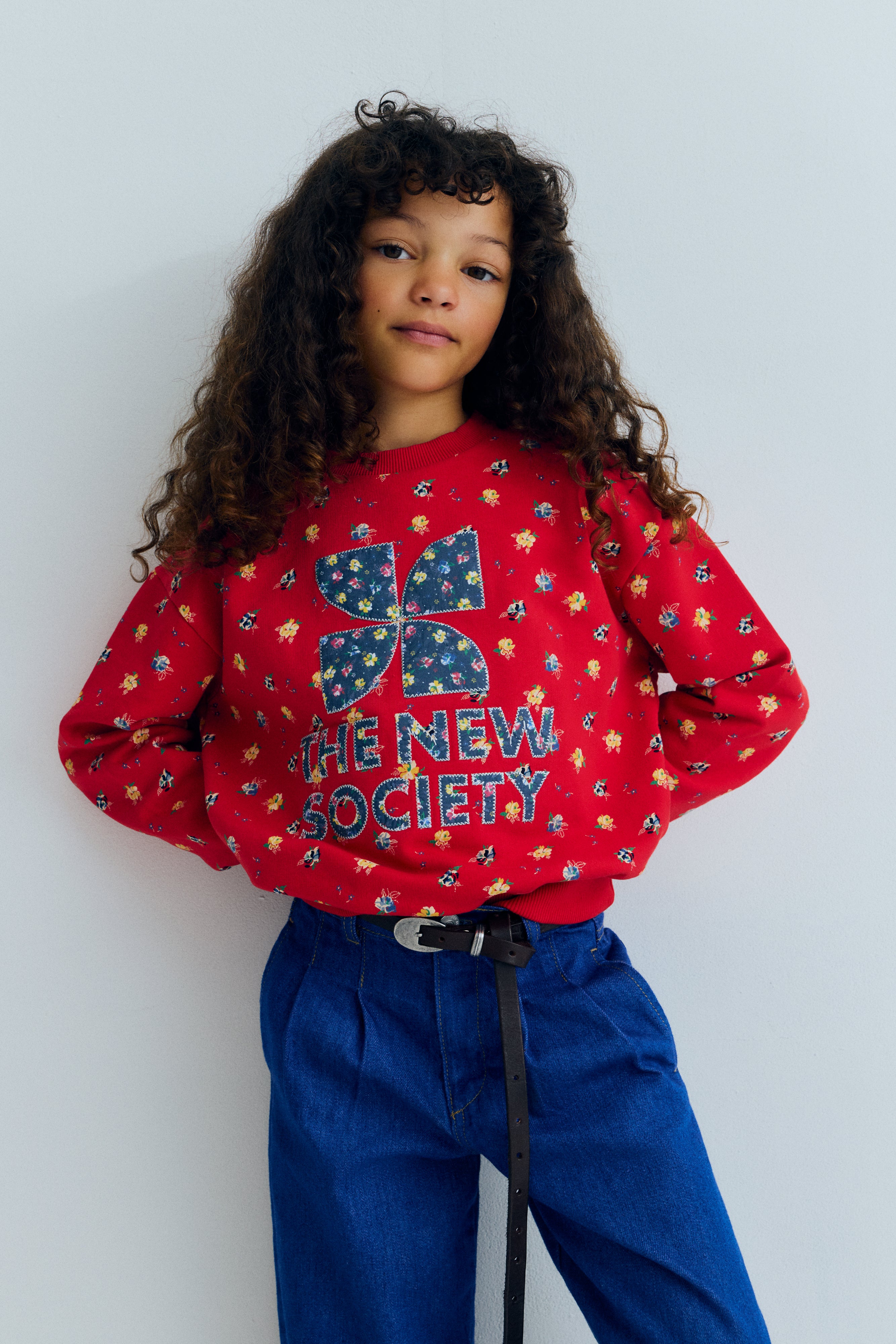 The New Society Amapola Print Sweatshirt