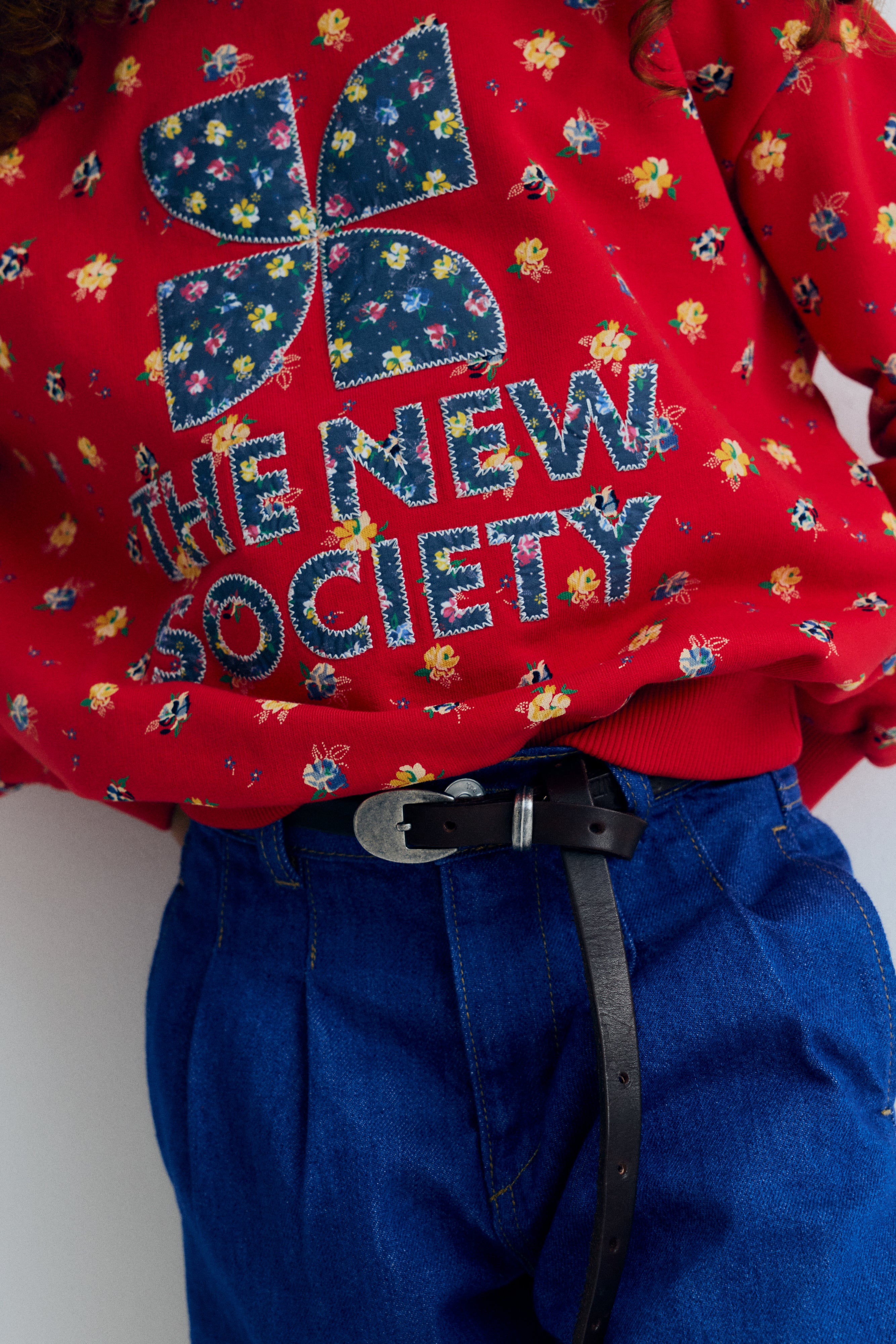 The New Society Amapola Print Sweatshirt