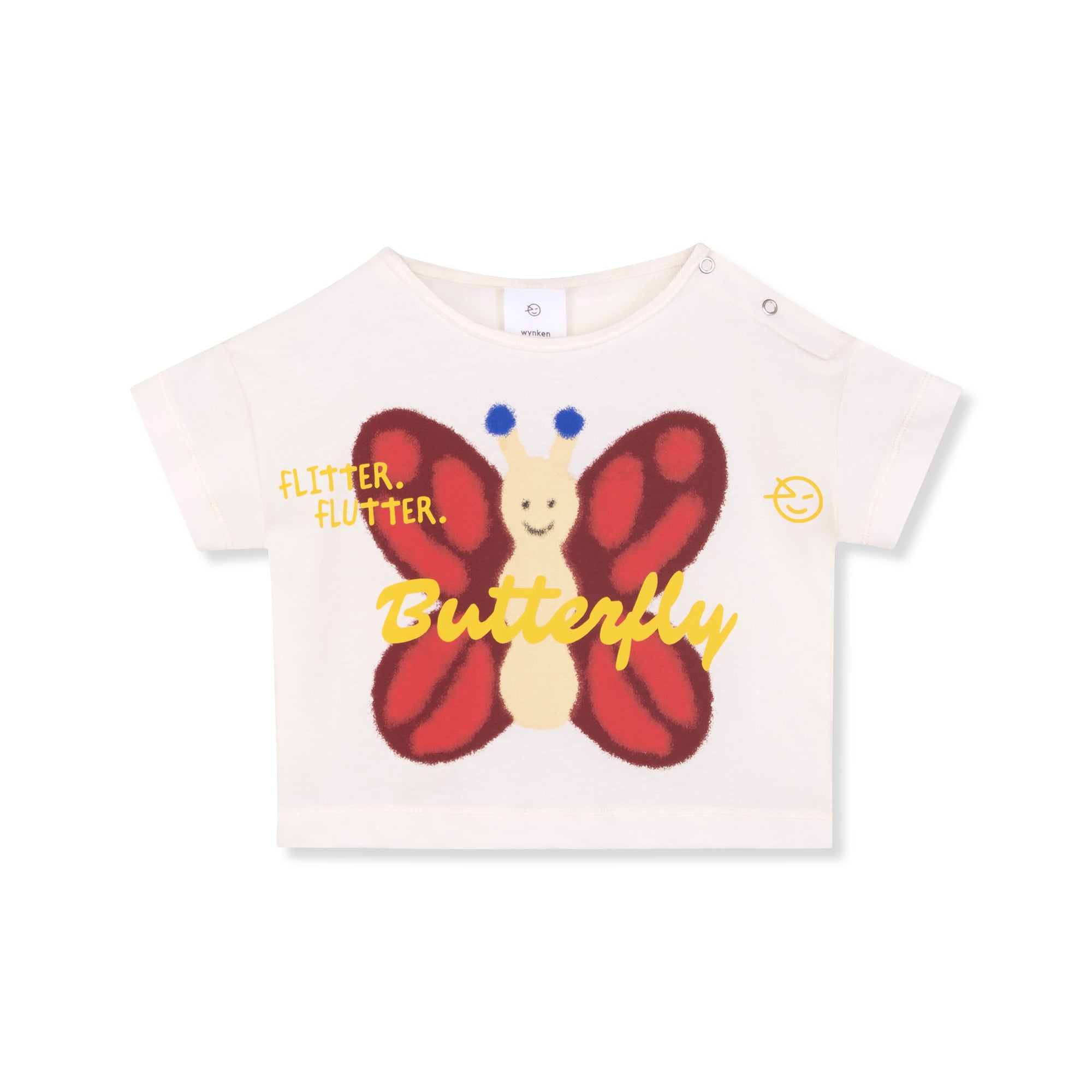 Wynken Ecru Butterfly Bon Bon Tee