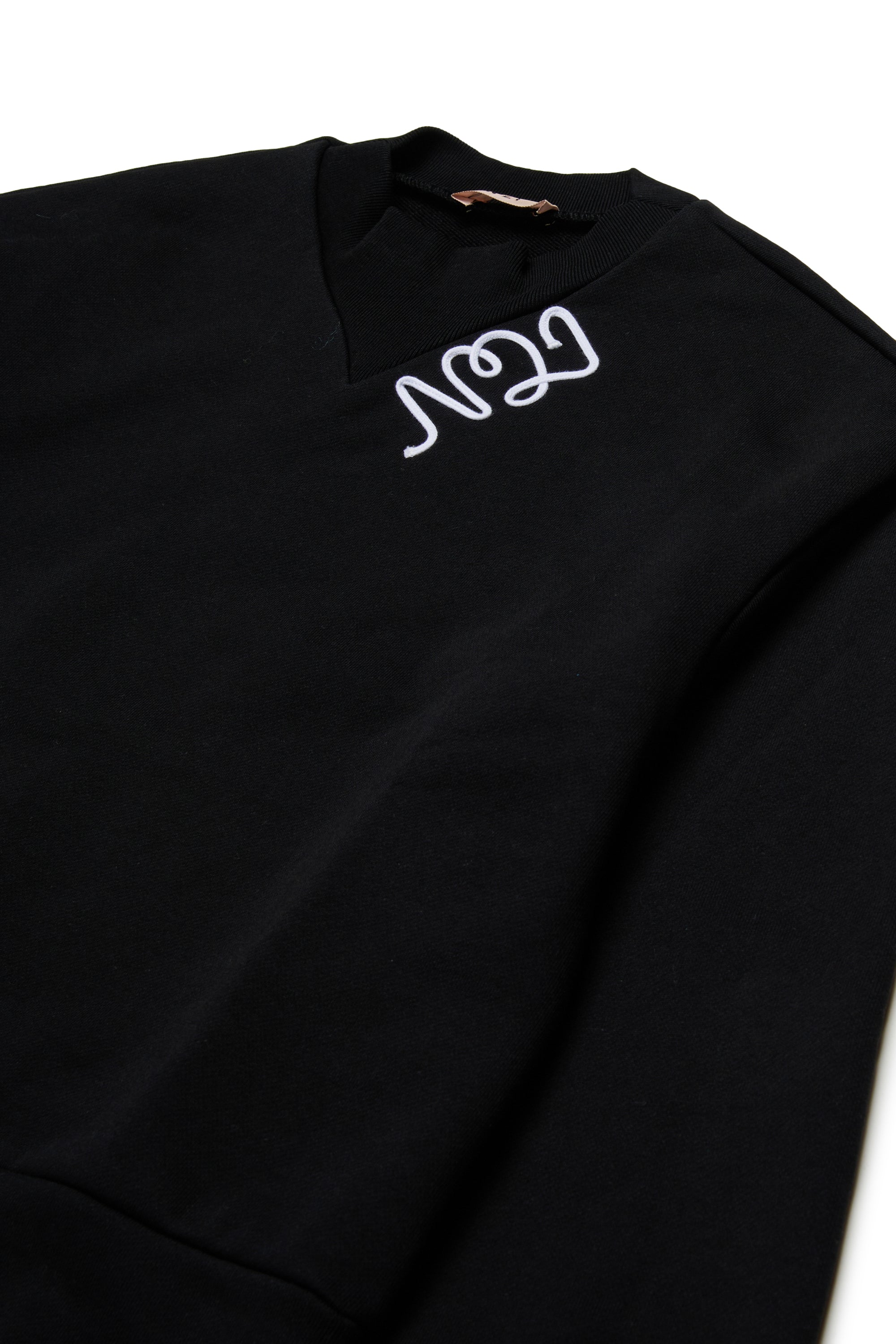 No21 Black V-Neck Sweatshirt