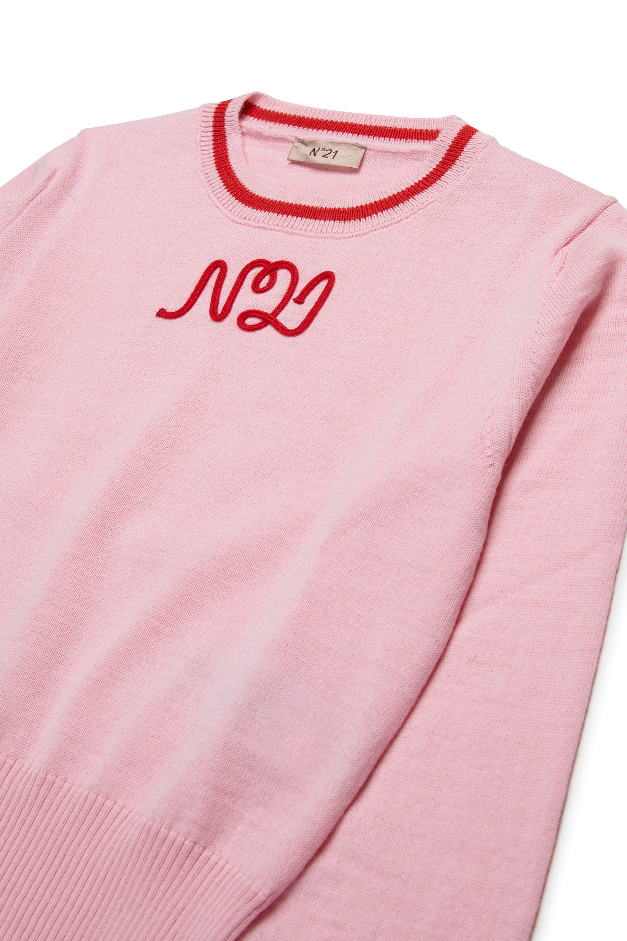 No21 Pink Logo Sweater