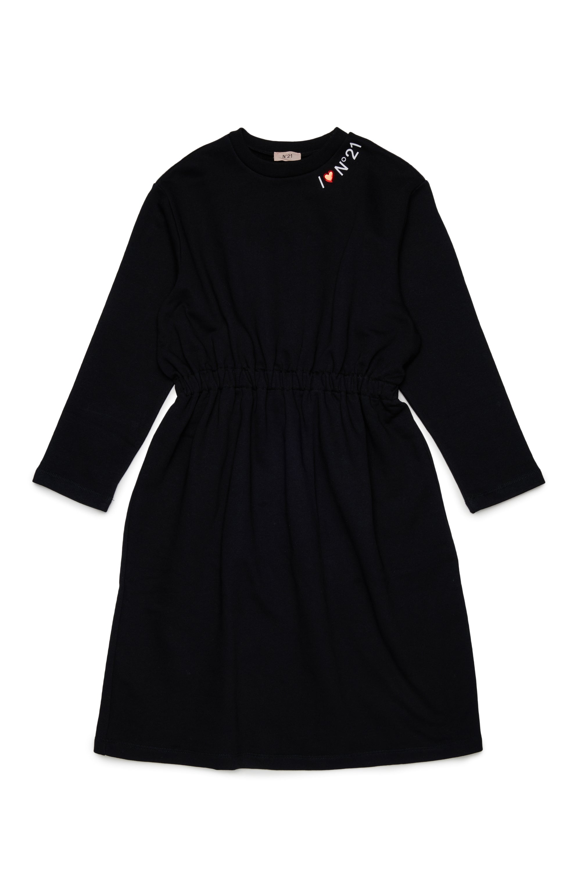 girls long sleeve black dress No21 Midi Sweat 4y Couture Dresse 90s Blue Metallic Shiny Our Toddler Kids Baby Size:S - $190.00