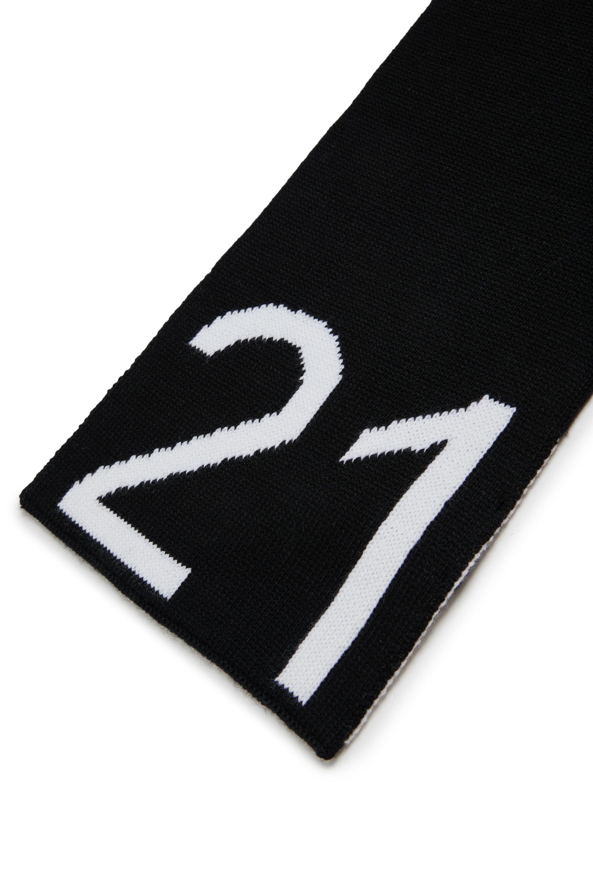 Nº21 Black Knit Scarf