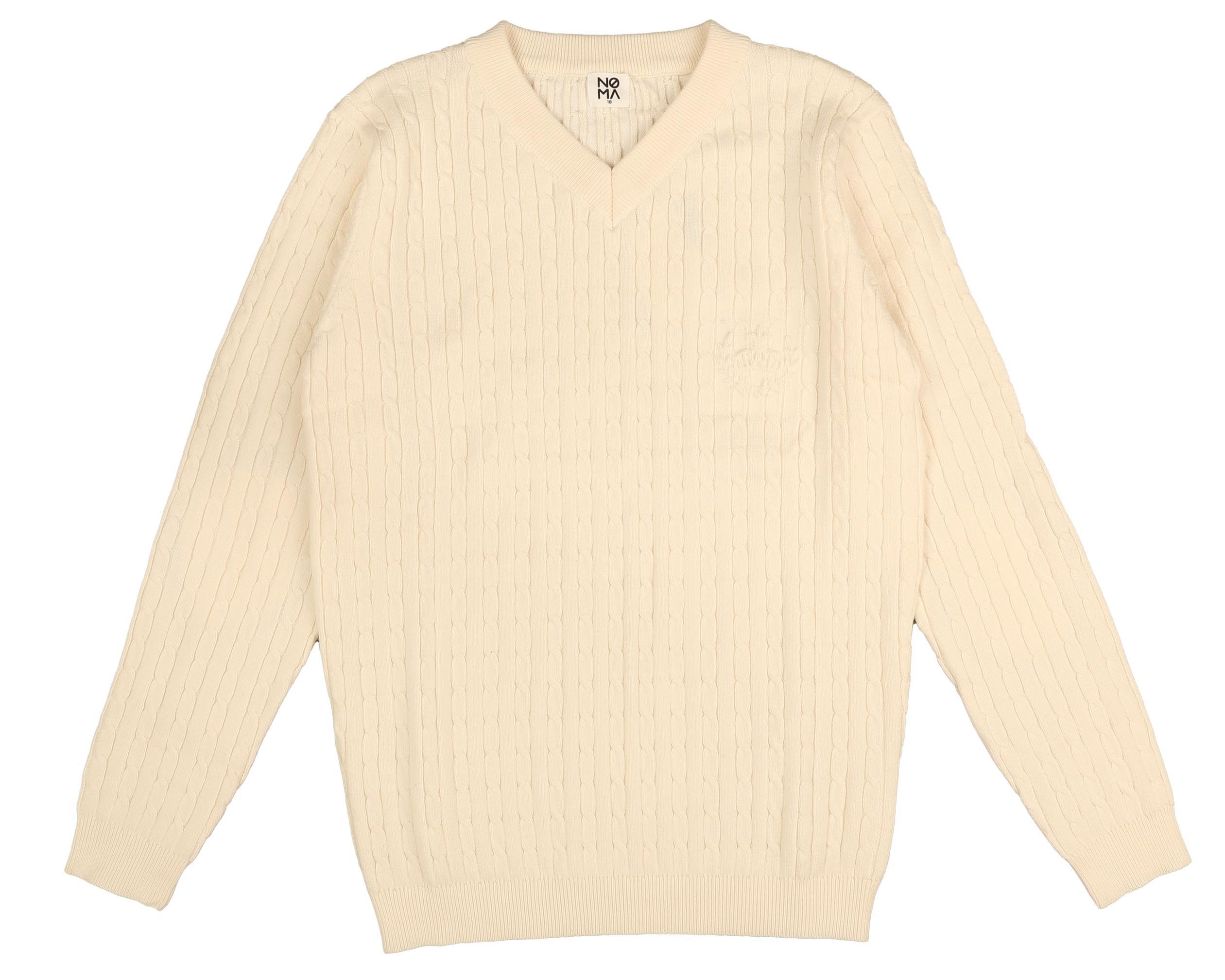 Noma V Neck Cable Knit
