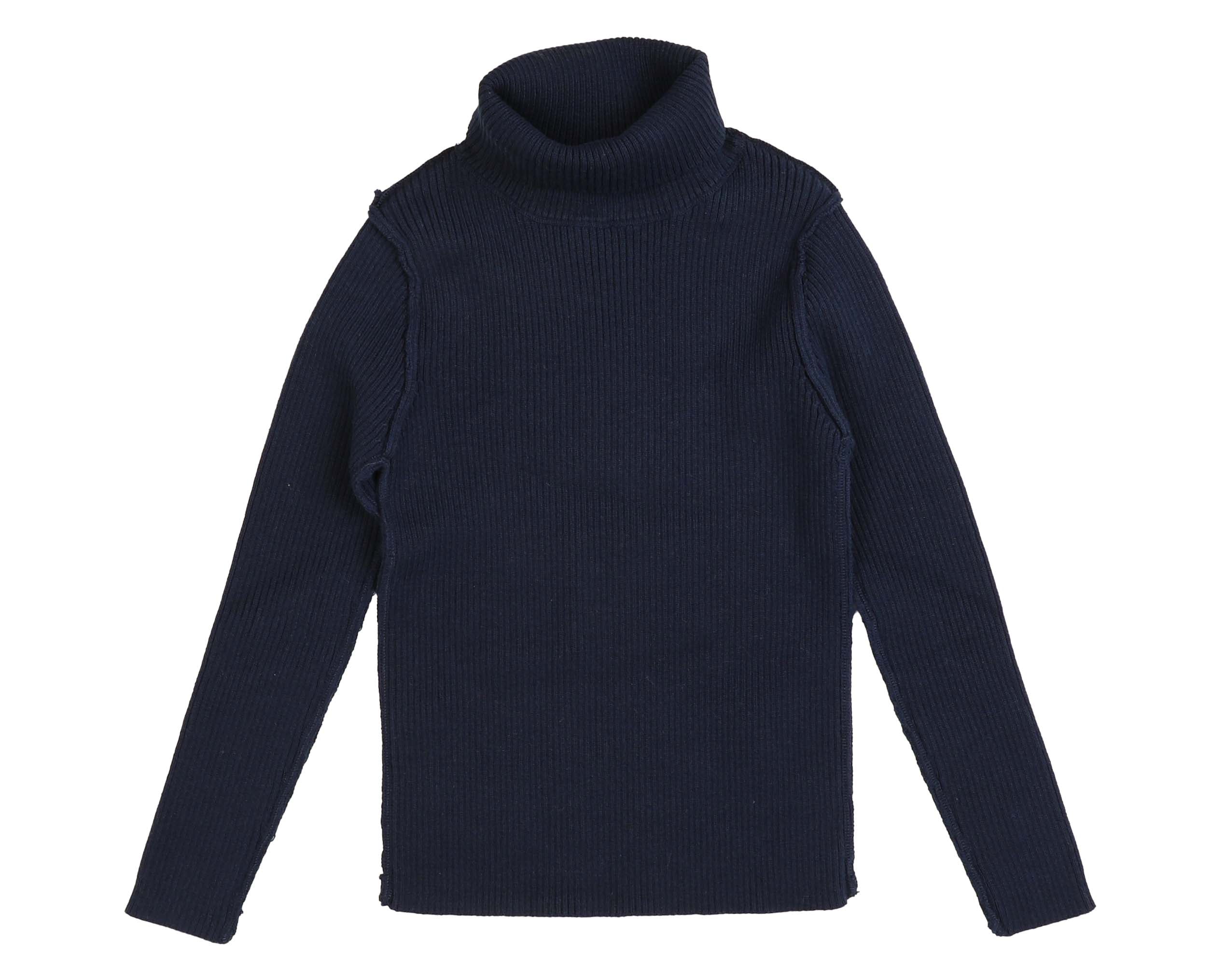 Noma Black Ribbed Turtleneck