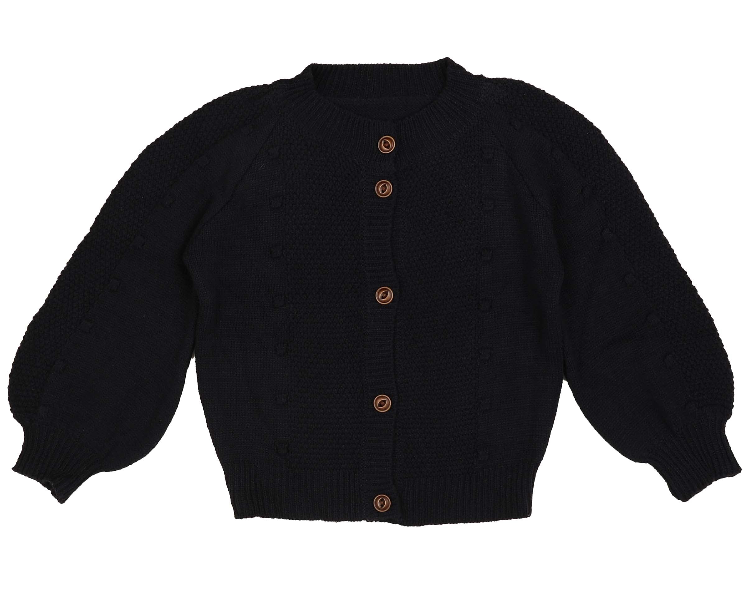 Noma Navy Ball Textured Cardigan