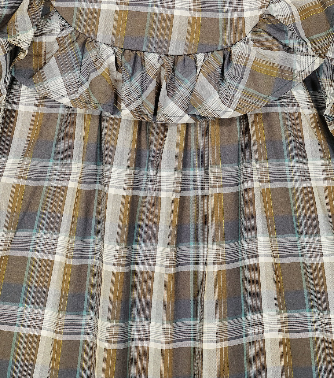 Cera Una Volta Black Checked Emma Dress
