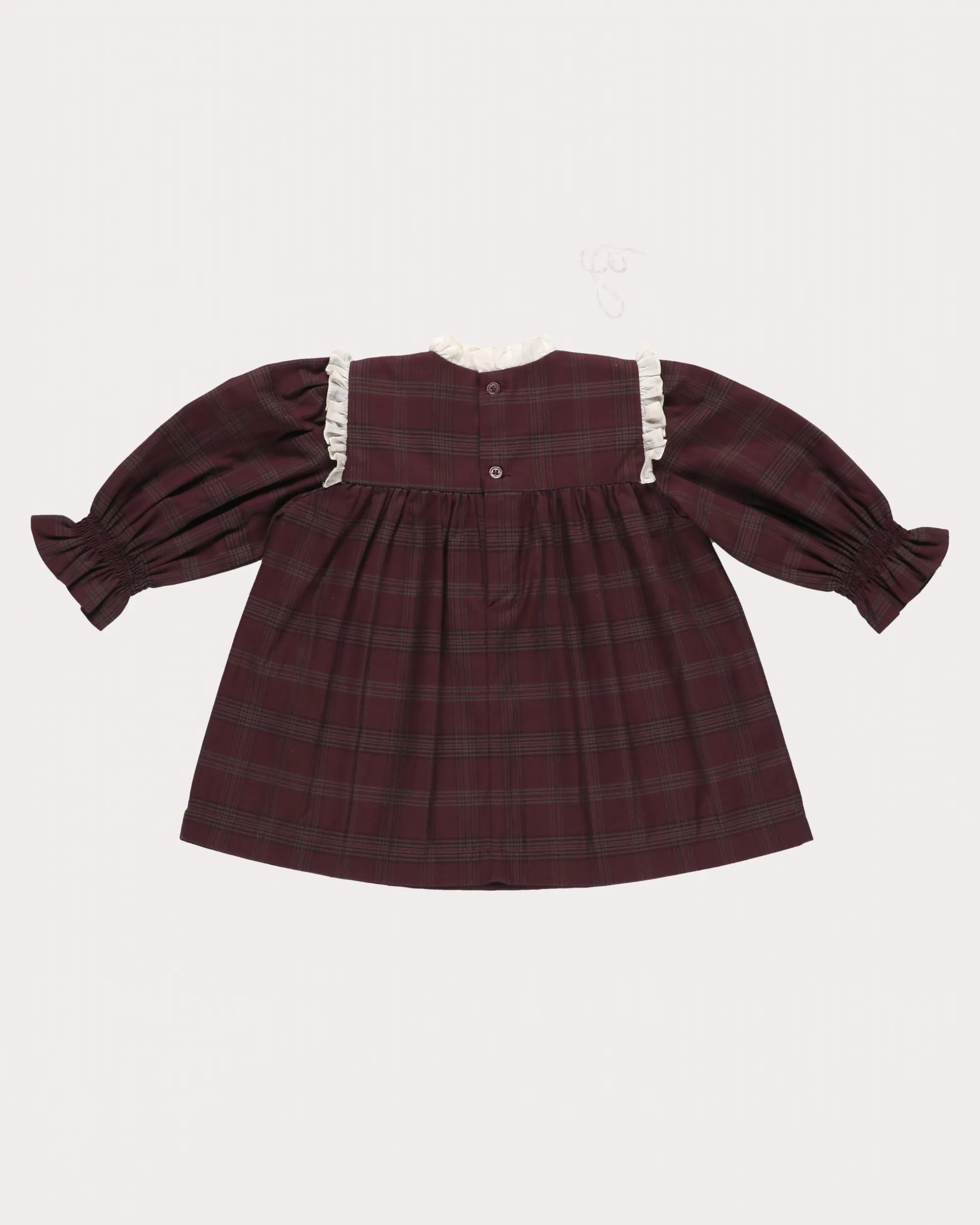 Early Sunday Baby Plum Lottie Dress With Matching Bloomer