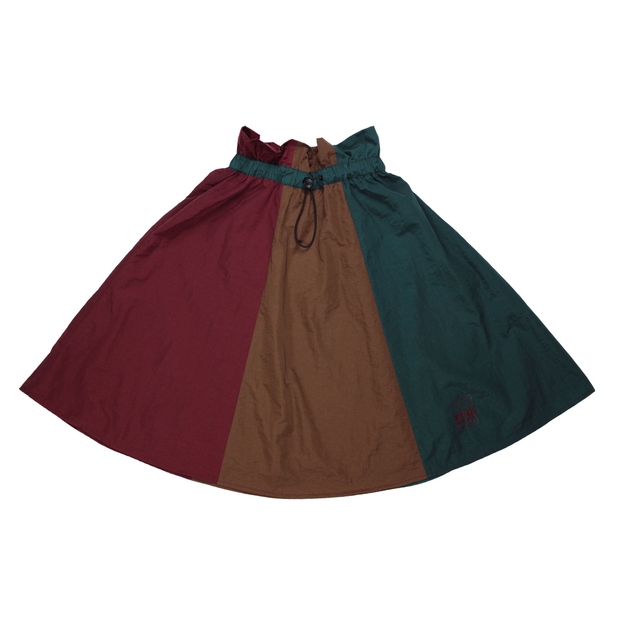 Raquette Colorblock Nylon Skirt