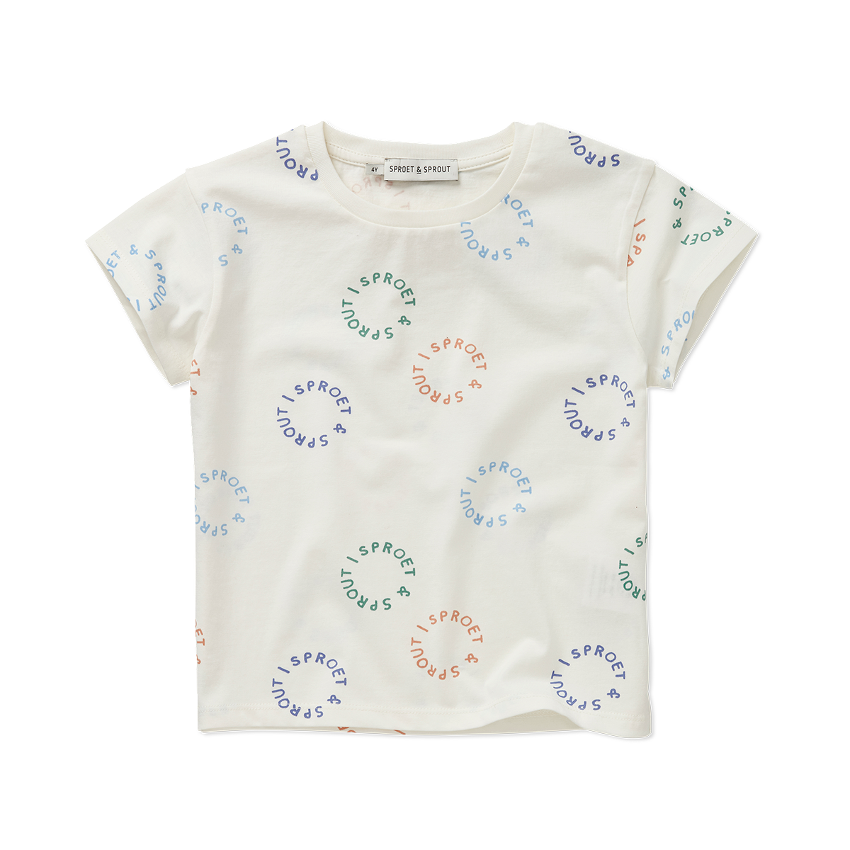 Sproet & Sprout Ohh-White Sproet Print T-Shirt