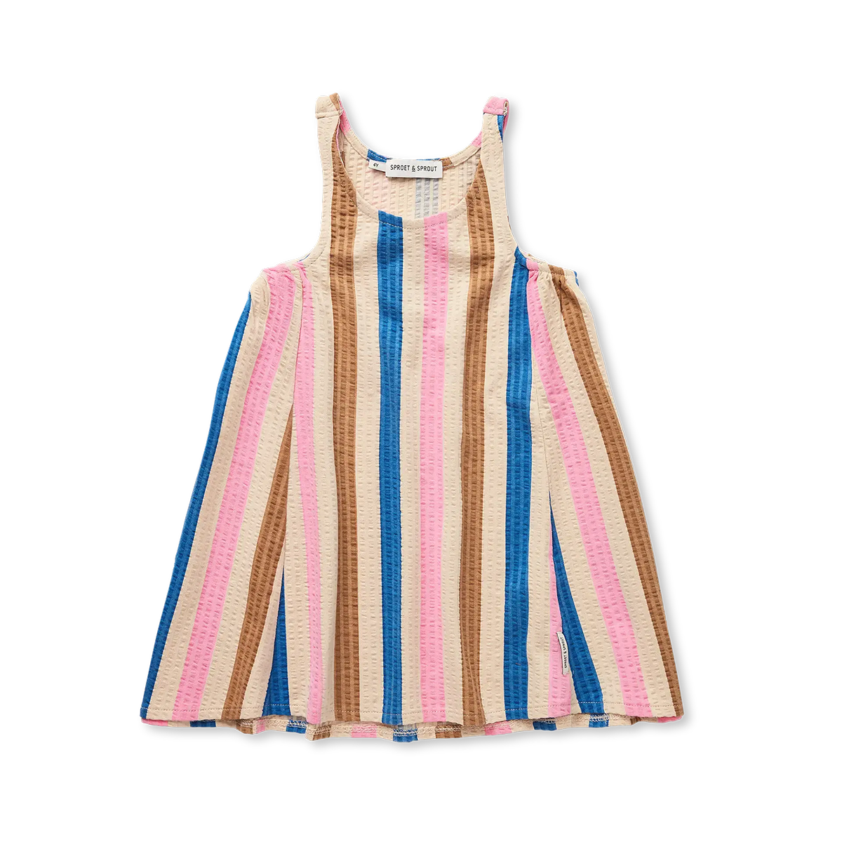 striped loose dress Sproet and Sprout Sesame Loose Dress Striped 6y