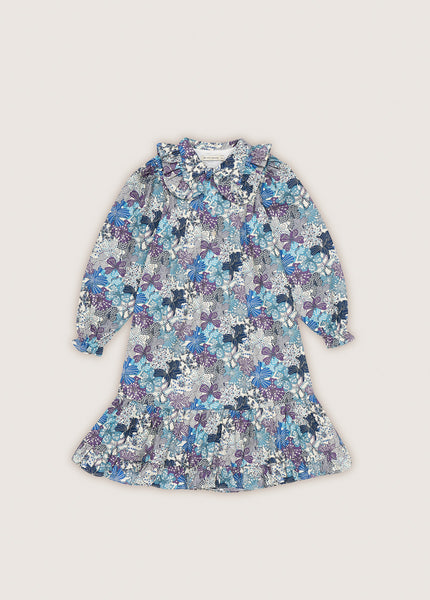The New Society Mauve Print Sophia Dress