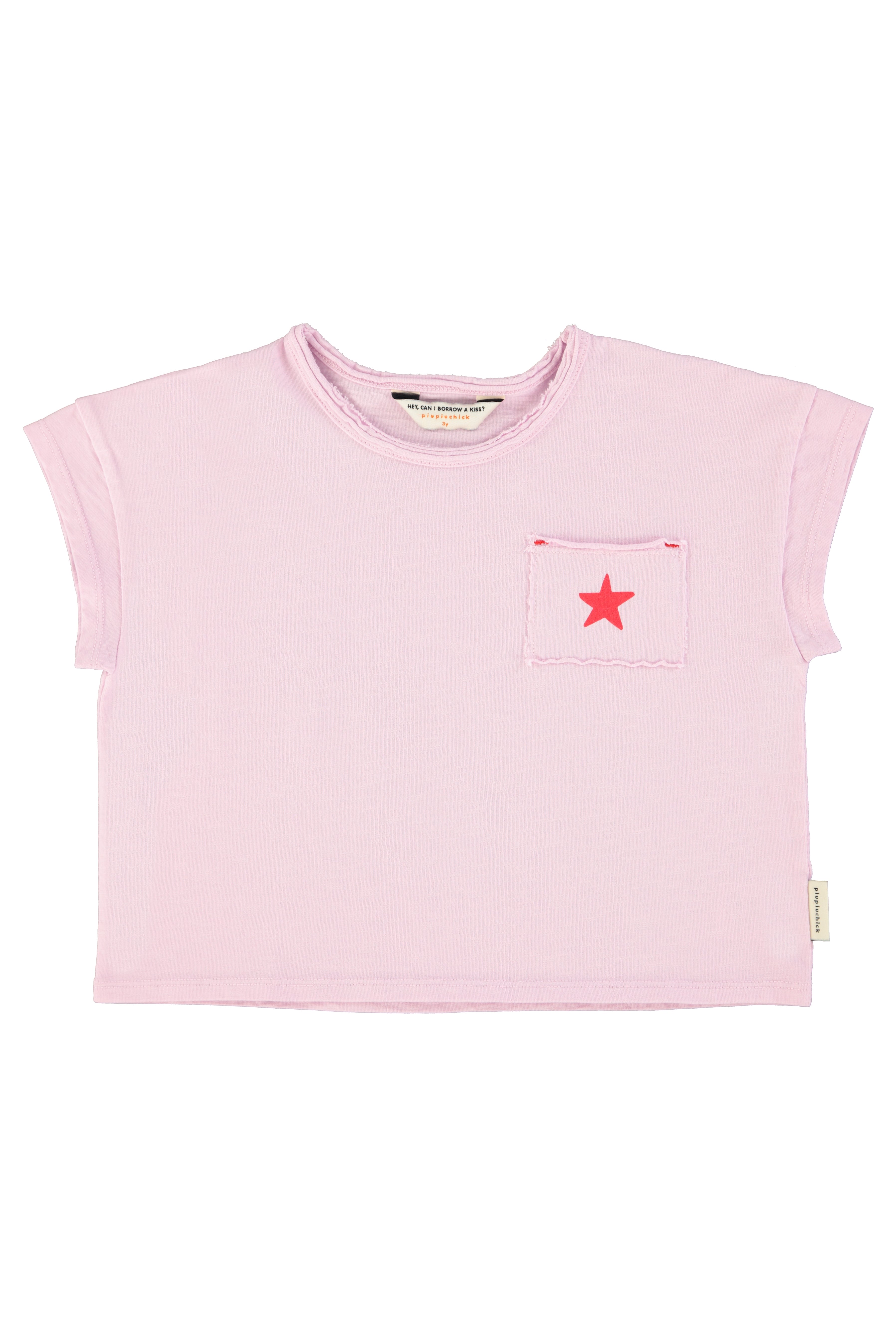 Piupiuchick Girls T-Shirt Lilac with "A" Print