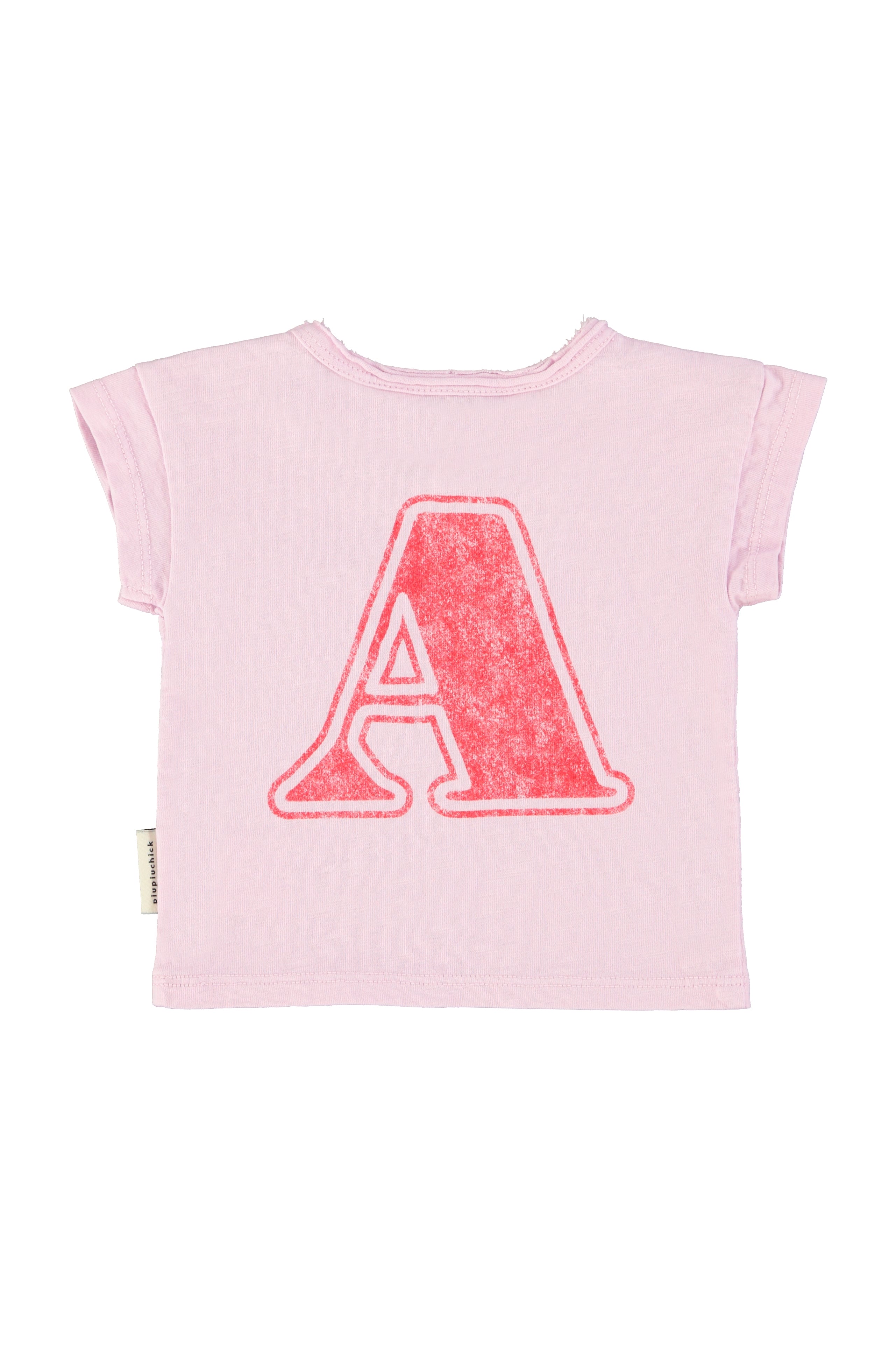 Piupiuchick Baby T-Shirt Lilac with "A" Print