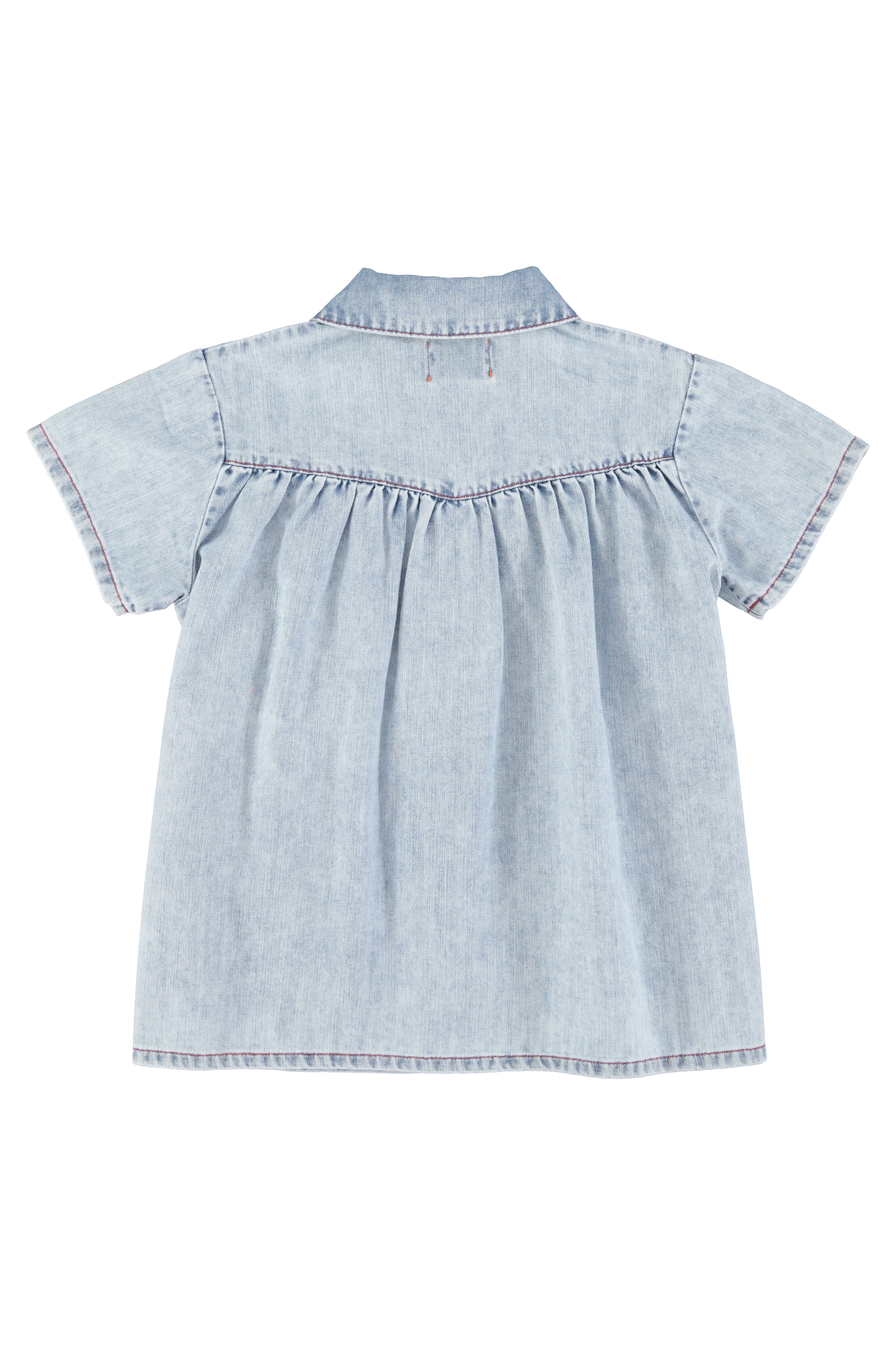 Piupiuchick Knee-Length Dress Light Blue Denim
