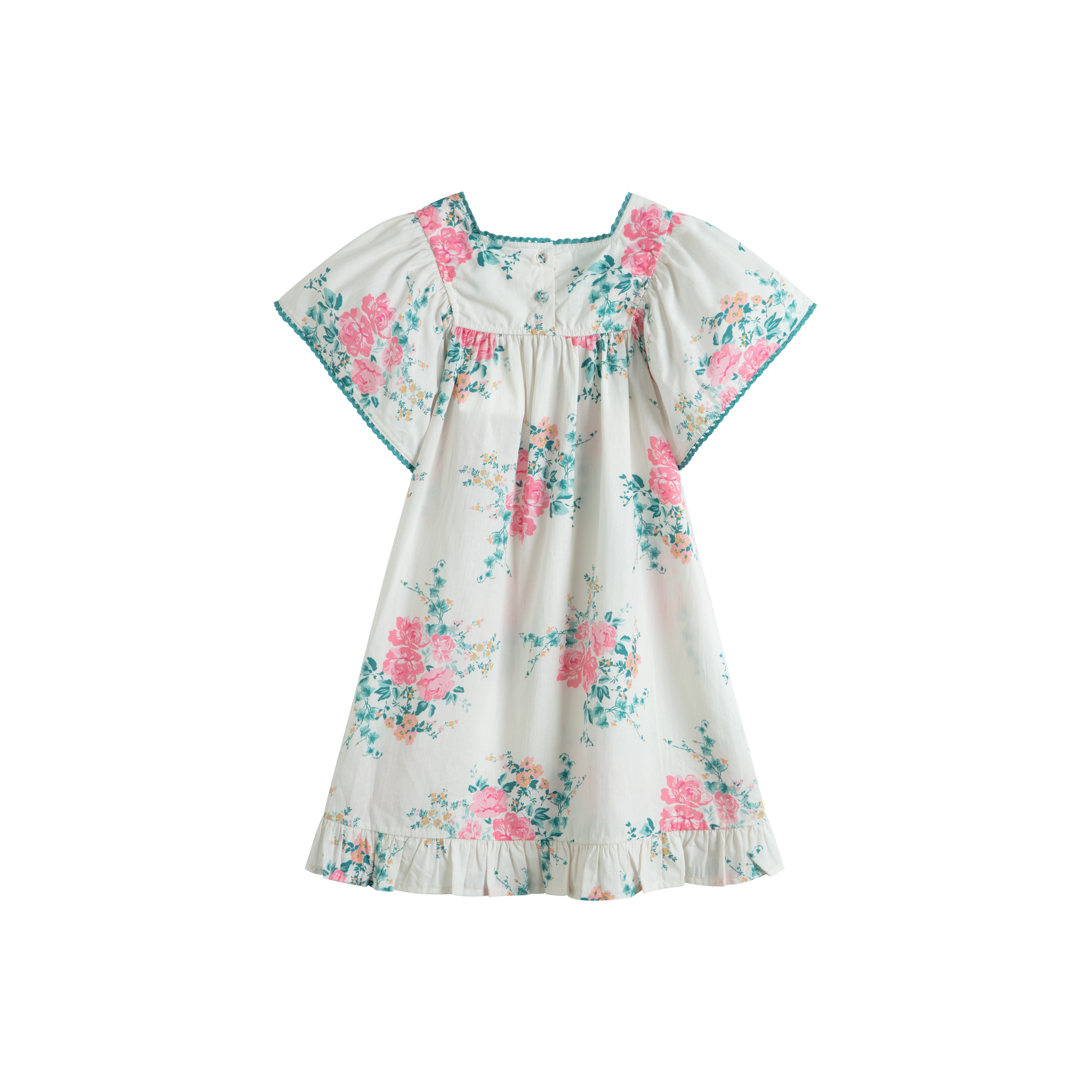 Cera Una Volta Luna Dress Pink Roses