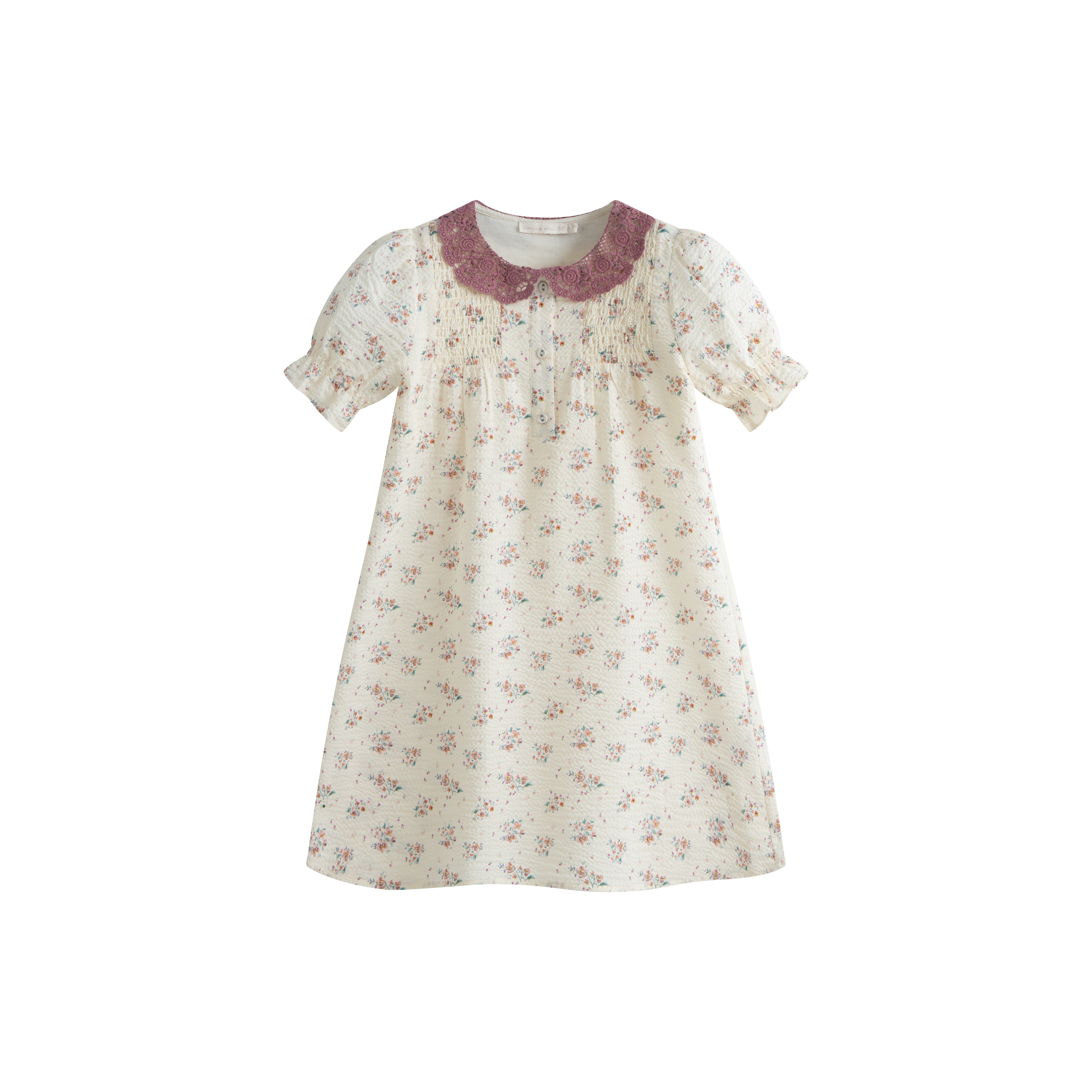 Cera Una Volta Loredana Dress Cream Flower