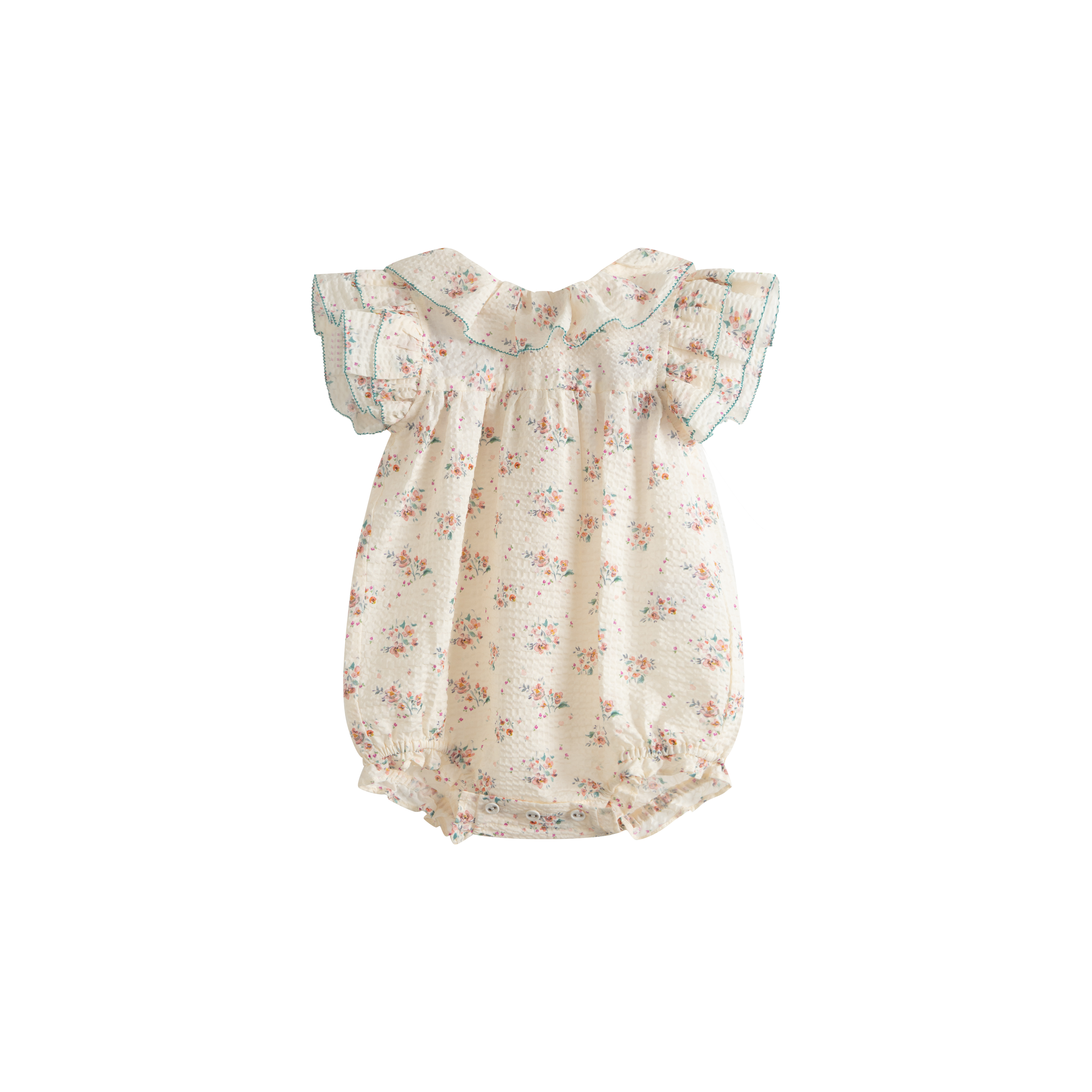 Cera Una Volta Roberta Romper Cream Flower