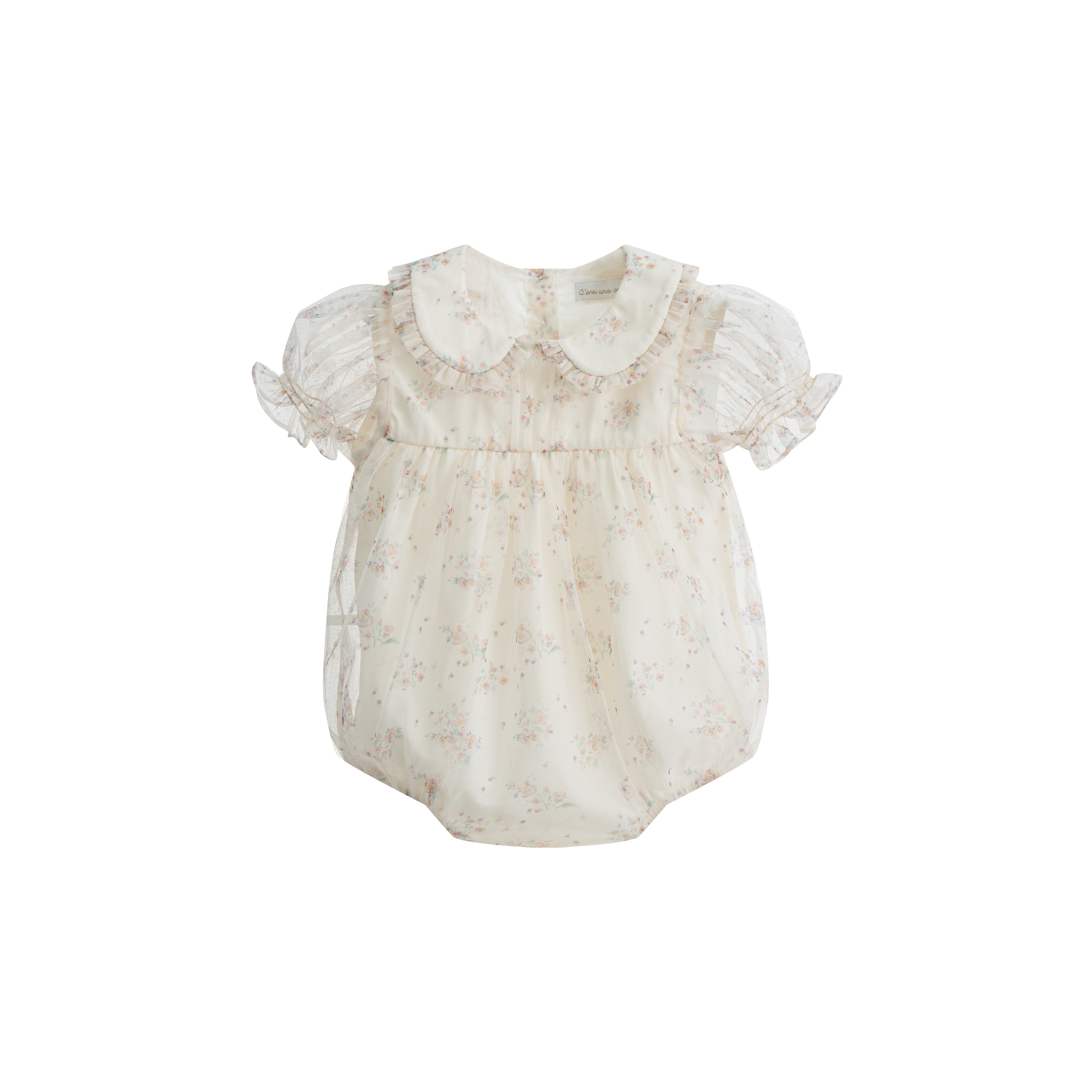 Cera Una Volta Vienna Romper Cream Flower