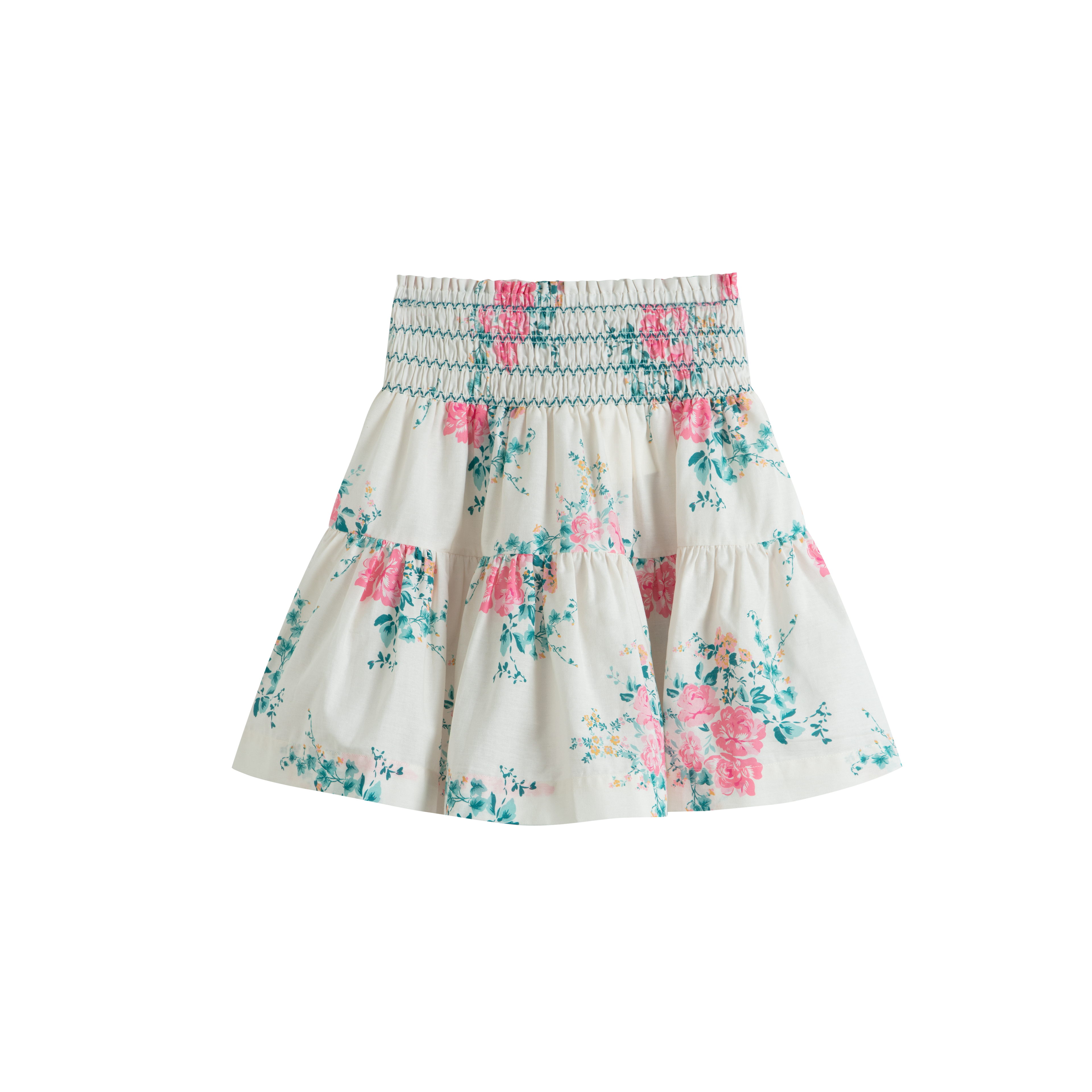 Cera Una Volta Ilenia Skirt Pink Roses