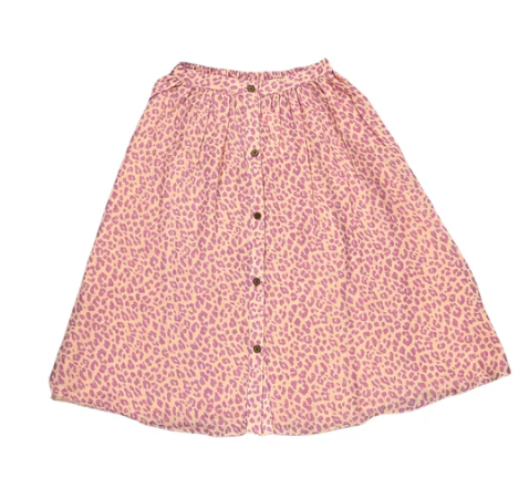 Tocoto Dark Pink Animal Print Skirt
