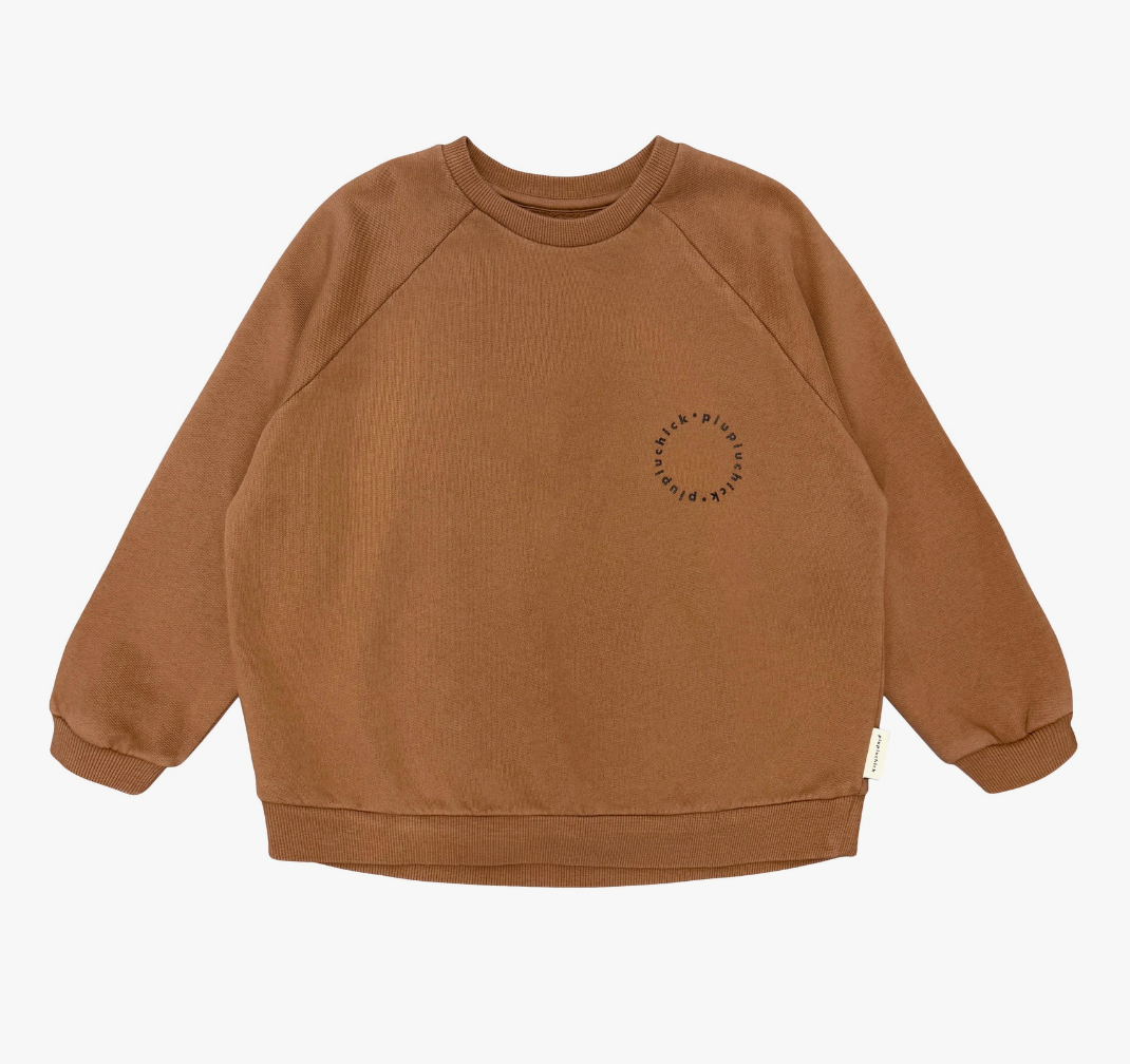 Piupiuchick Brown Print Sweatshirt
