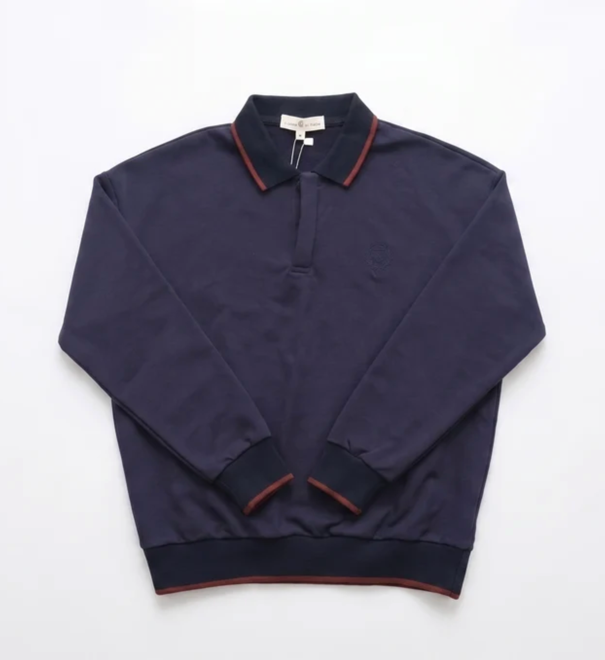 Birnham on the Sea Boys Aviator Blue Sweatshirt Polo