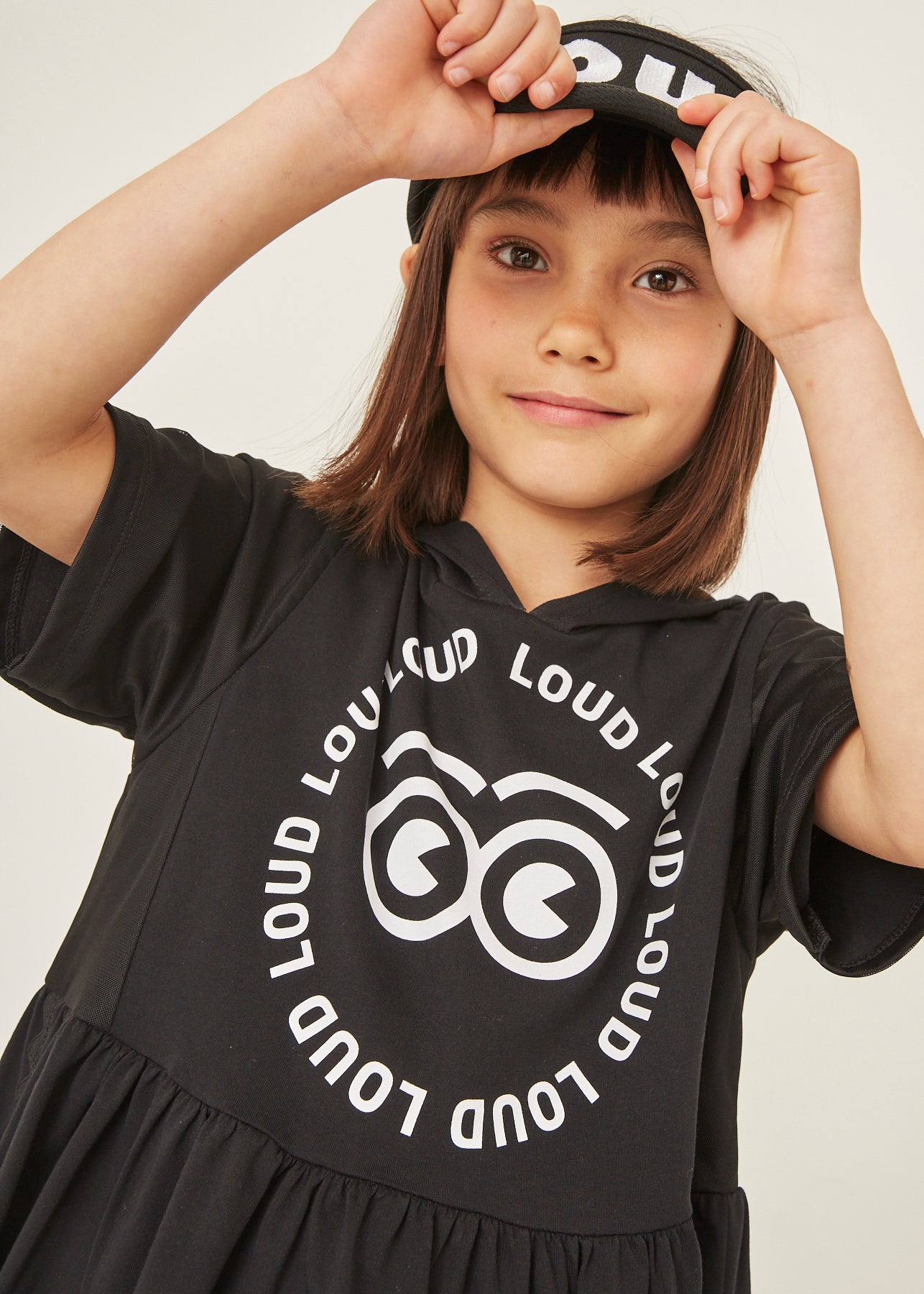Loud Apparel Black Hood Dress