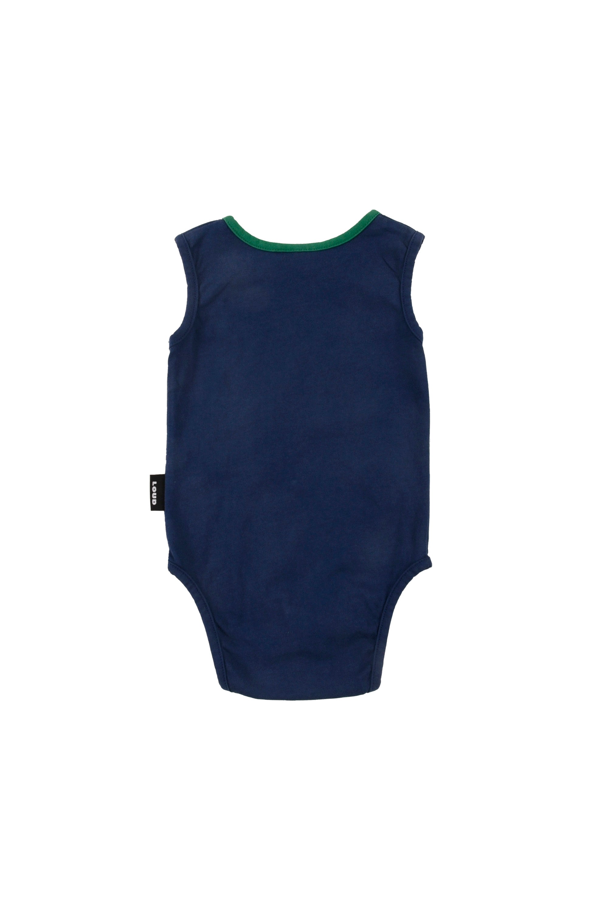 Loud Contrast Binding Neck Baby Body Suit